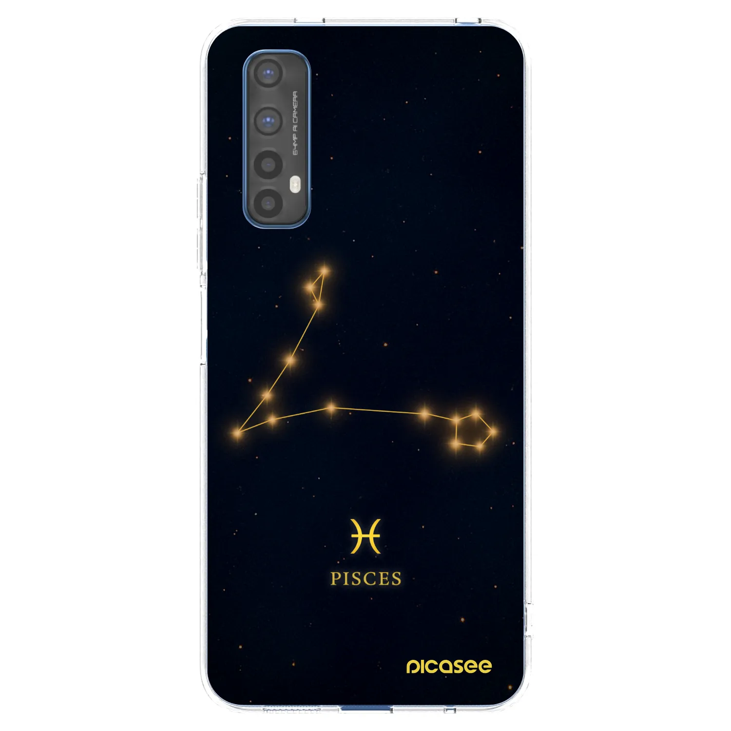 Picasee silikonski prozorni ovitek za Realme 7 - PISCES