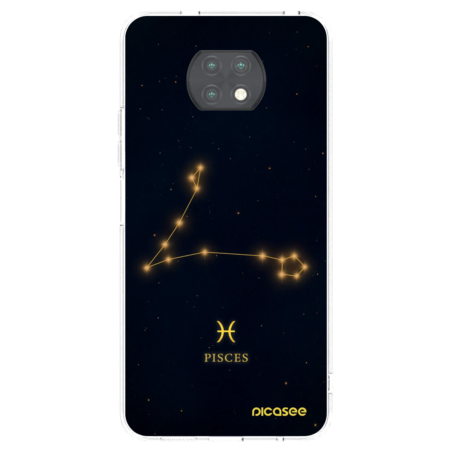Picasee silikonski prozorni ovitek za Xiaomi Redmi Note 9T - PISCES