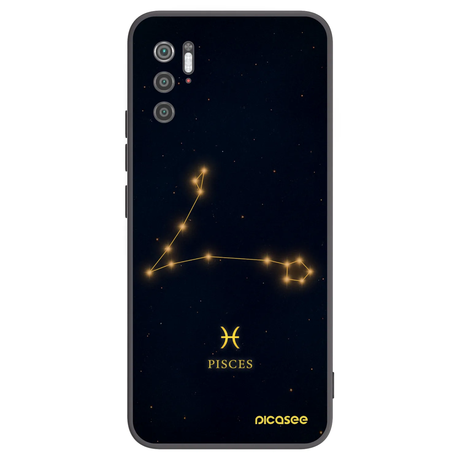 Picasee silikonski črni ovitek za Xiaomi Poco M3 Pro 5G - PISCES