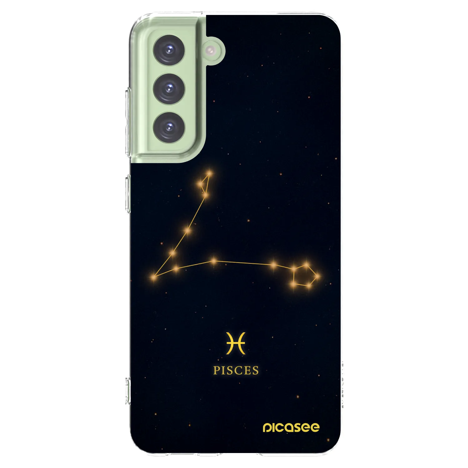Picasee silikonski prozorni ovitek za Samsung Galaxy S21 FE 5G - PISCES