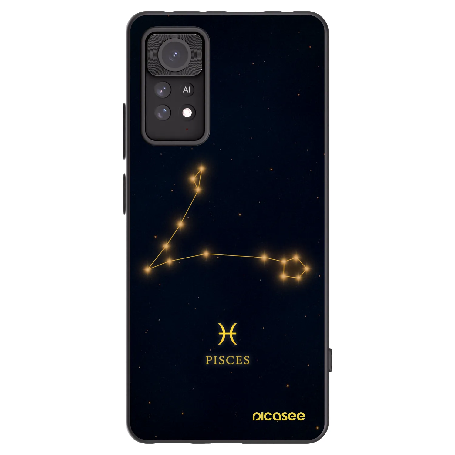Picasee silikonski črni ovitek za Xiaomi Redmi Note 11 Pro 5G - PISCES