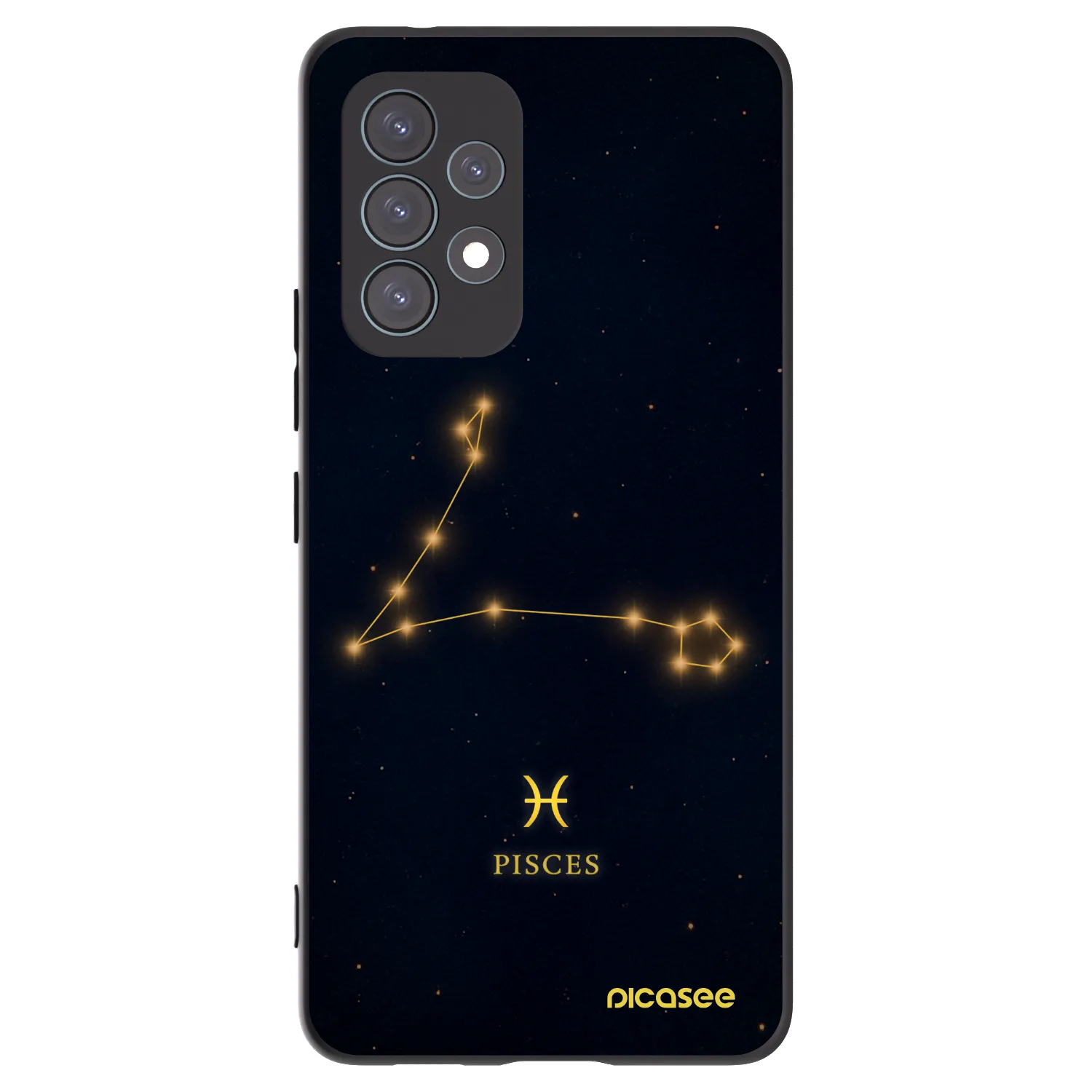 Picasee silikonski črni ovitek za Samsung Galaxy A53 5G A536 - PISCES