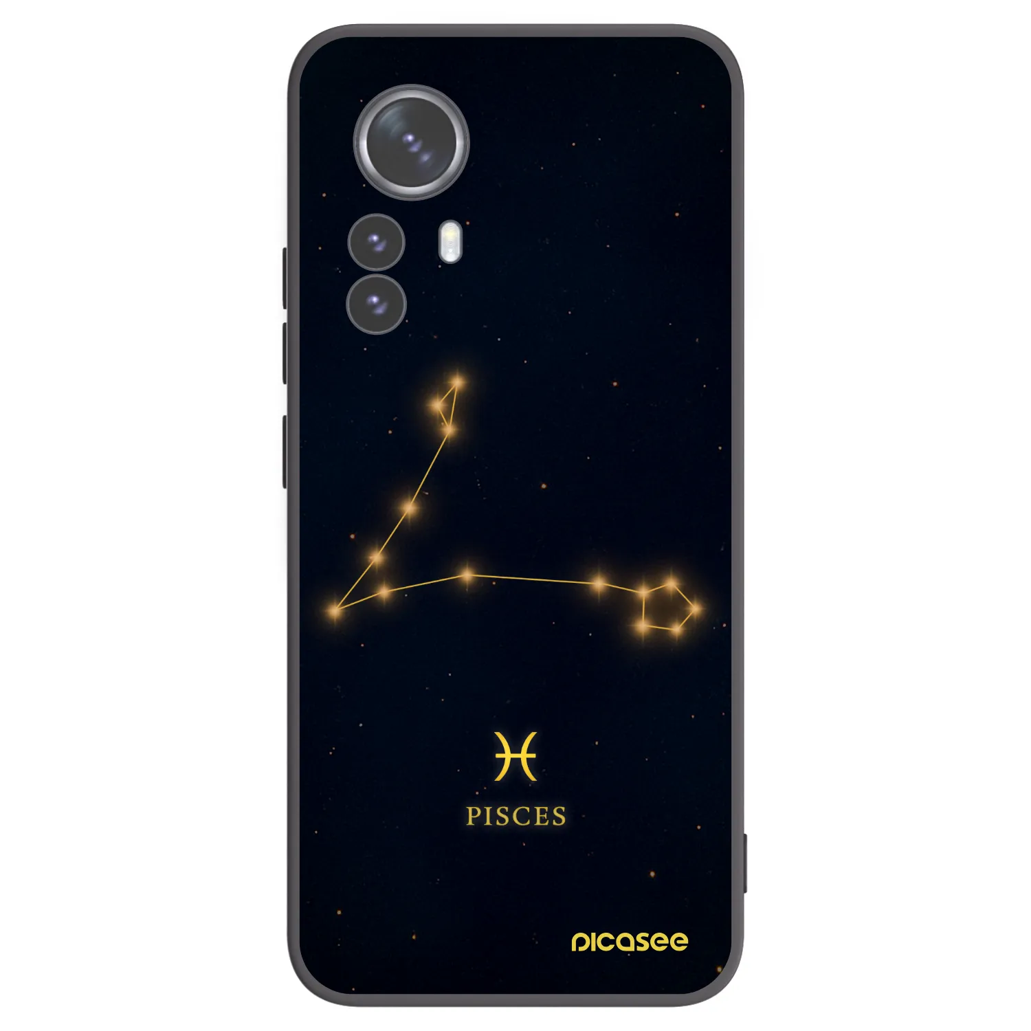 Picasee silikonski črni ovitek za Xiaomi 12 Pro - PISCES