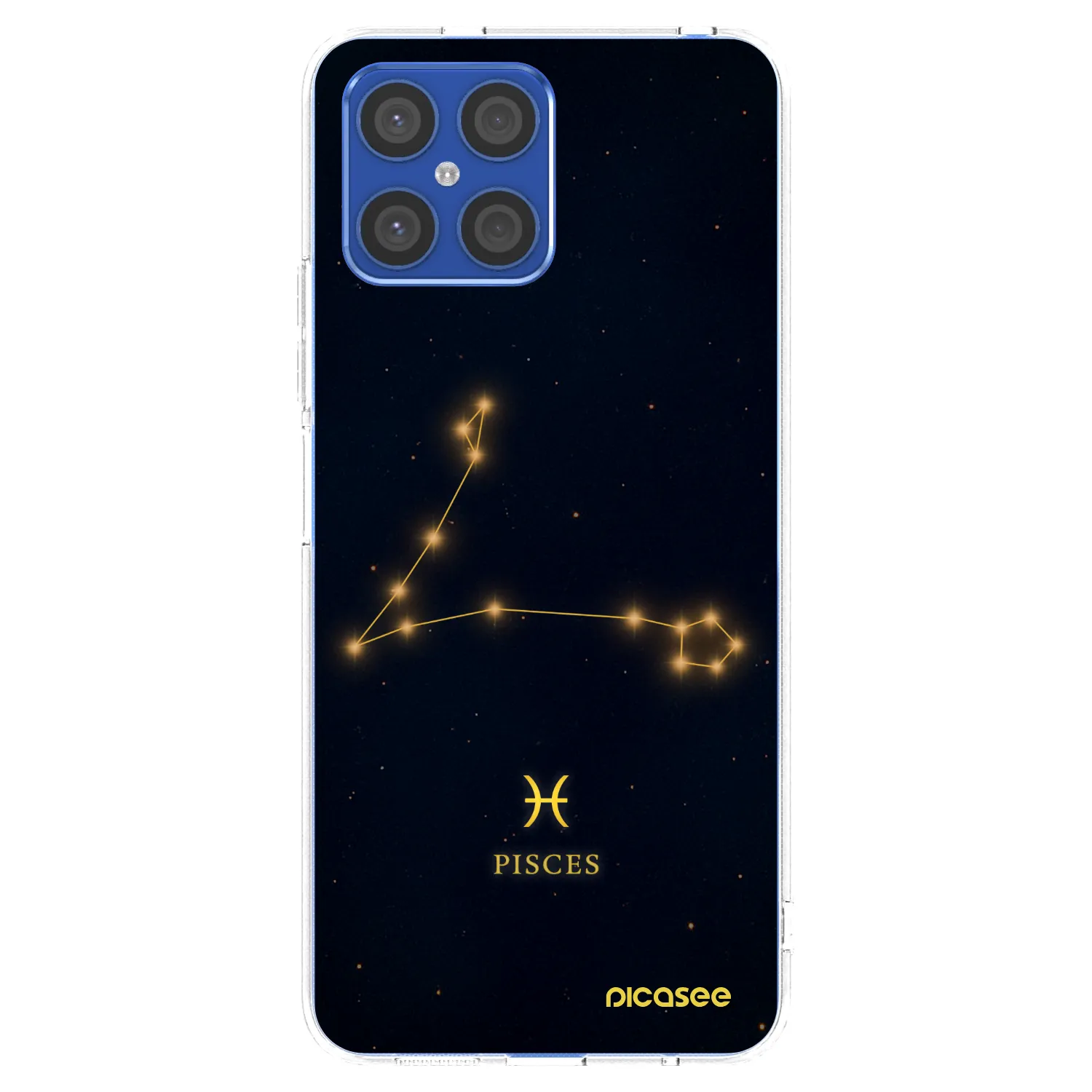 Picasee silikonski prozorni ovitek za Honor X8 4G - PISCES