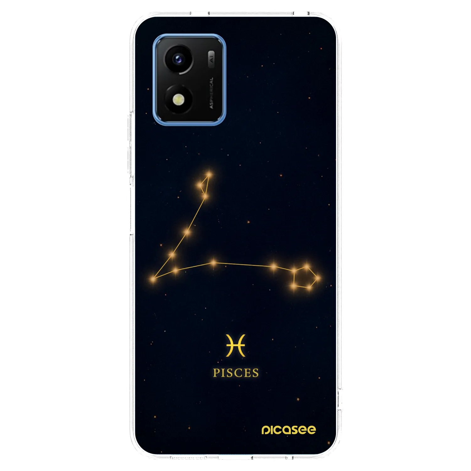 Picasee silikonski prozorni ovitek za Vivo Y01 - PISCES