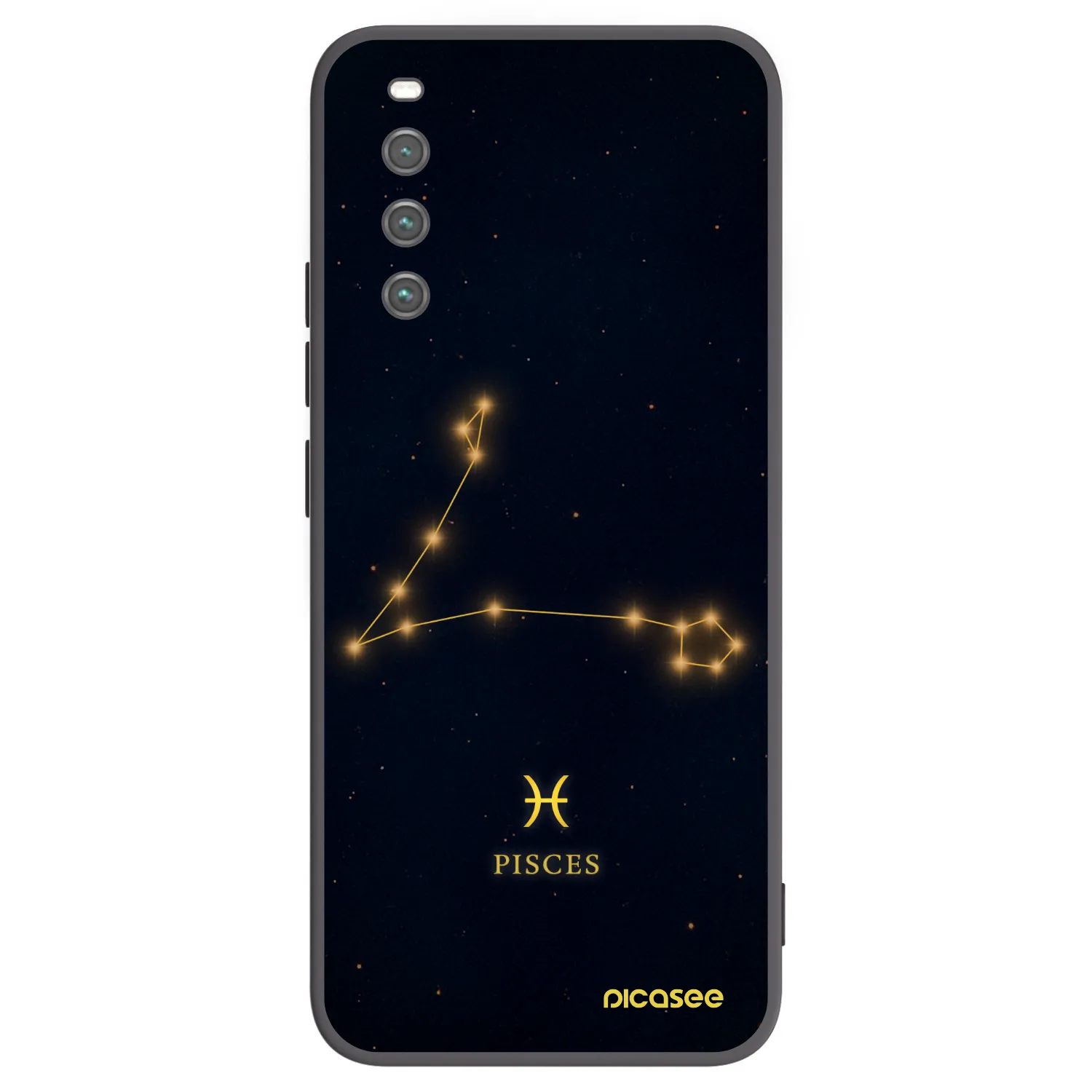 Picasee silikonski črni ovitek za Sony Xperia 10 IV 5G - PISCES