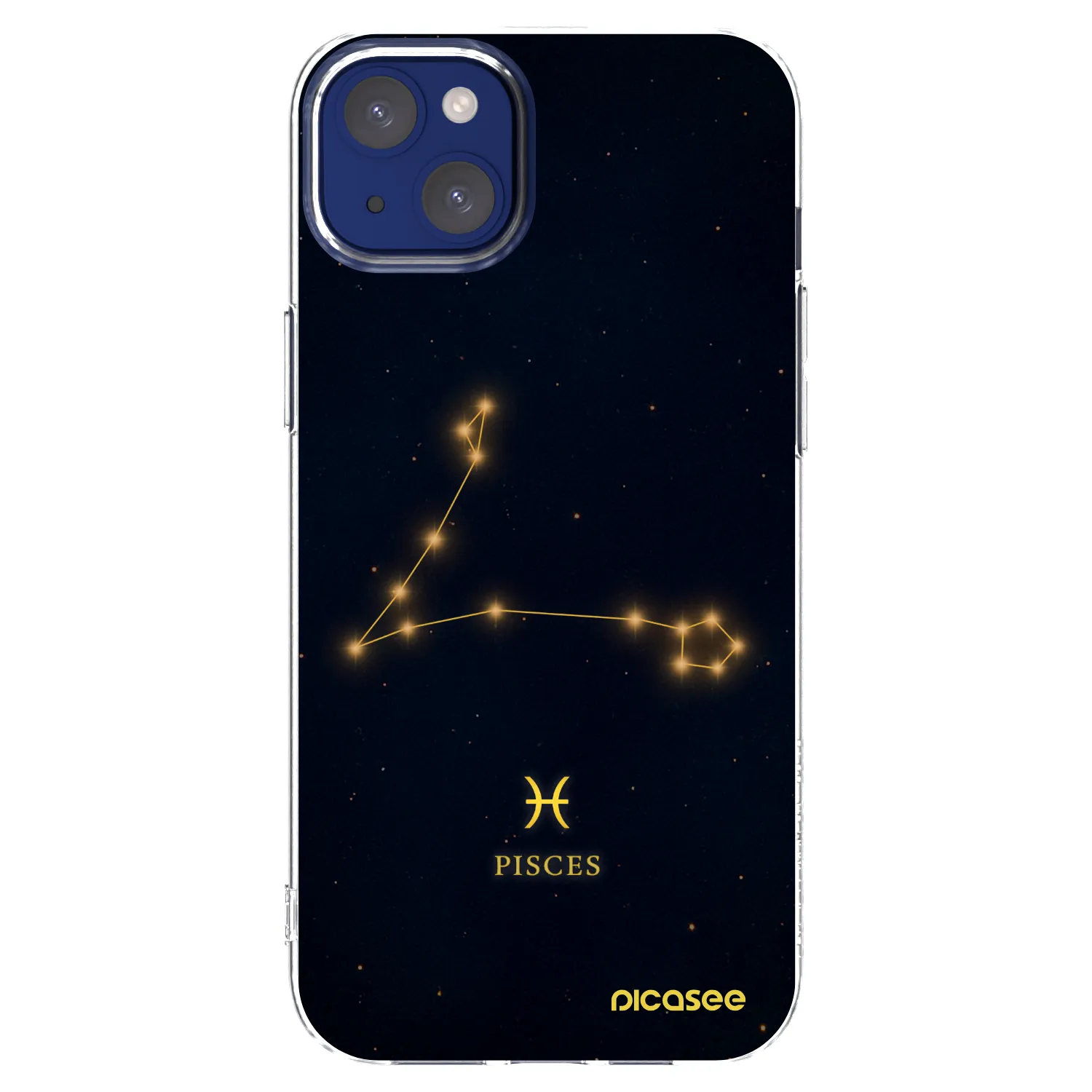 Picasee silikonski prozorni ovitek za Apple iPhone 14 Plus - PISCES