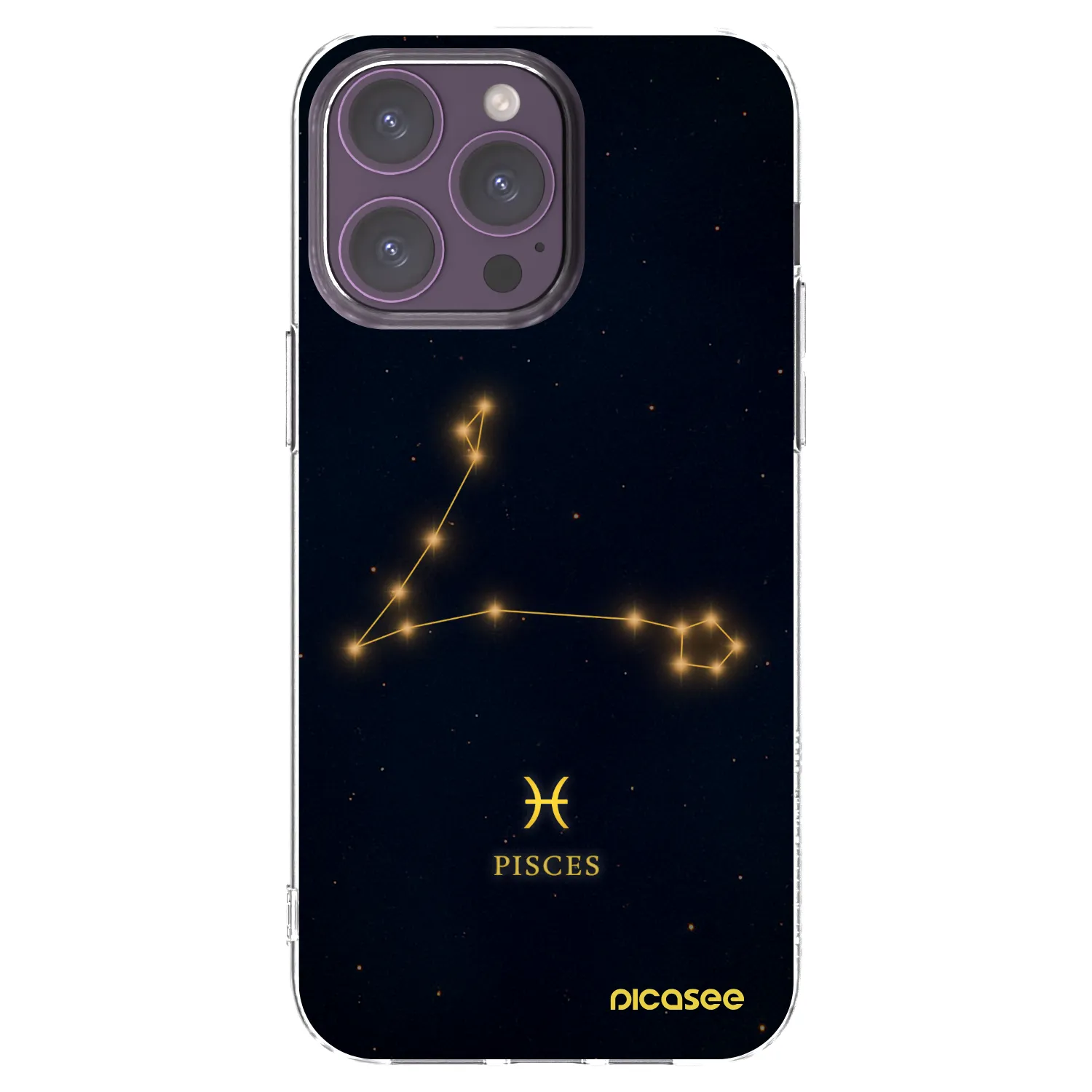 Picasee silikonski prozorni ovitek za Apple iPhone 14 Pro Max - PISCES