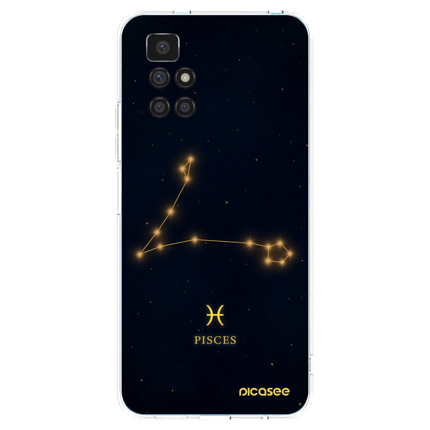 Picasee silikonski prozorni ovitek za Xiaomi Redmi 10 (2022) - PISCES