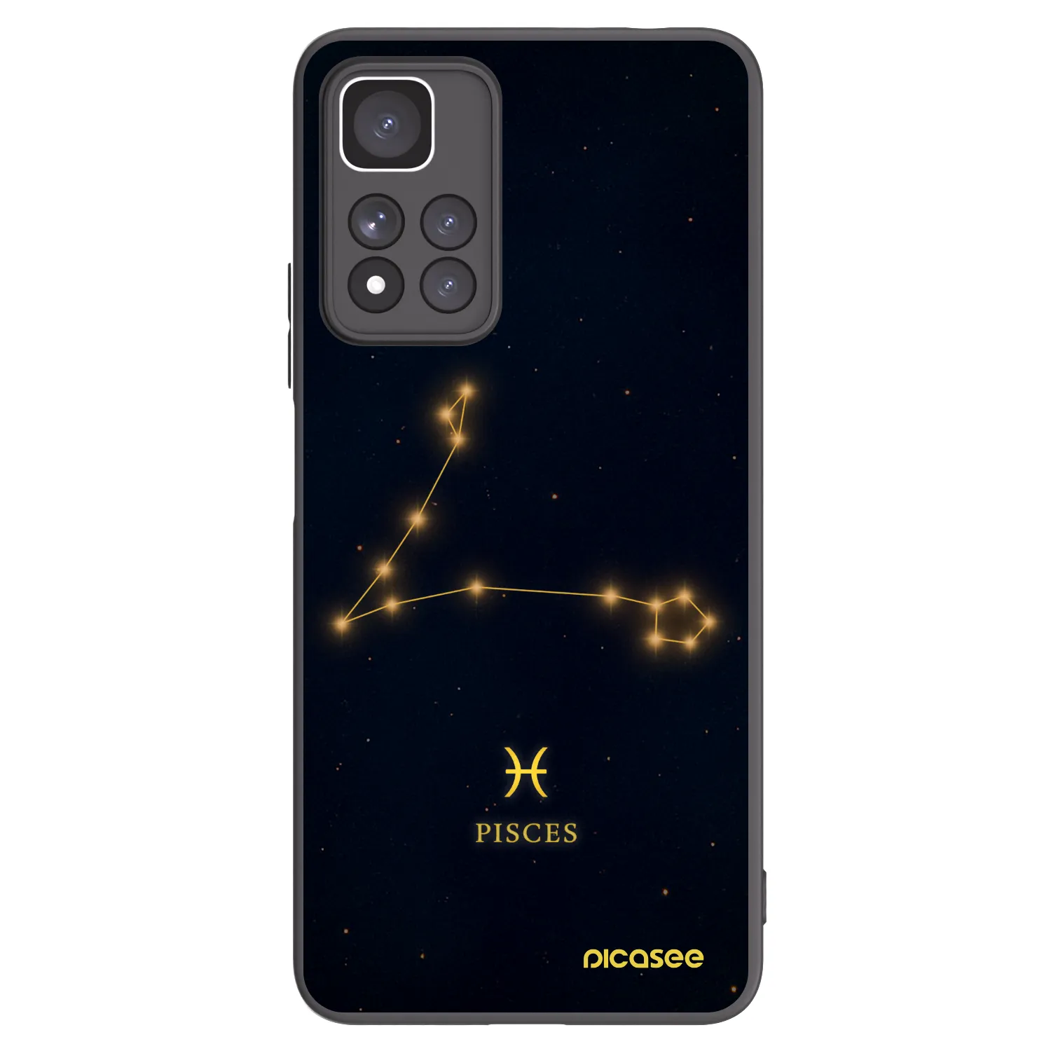 Picasee silikonski črni ovitek za Xiaomi Redmi Note 11 Pro+ 5G - PISCES