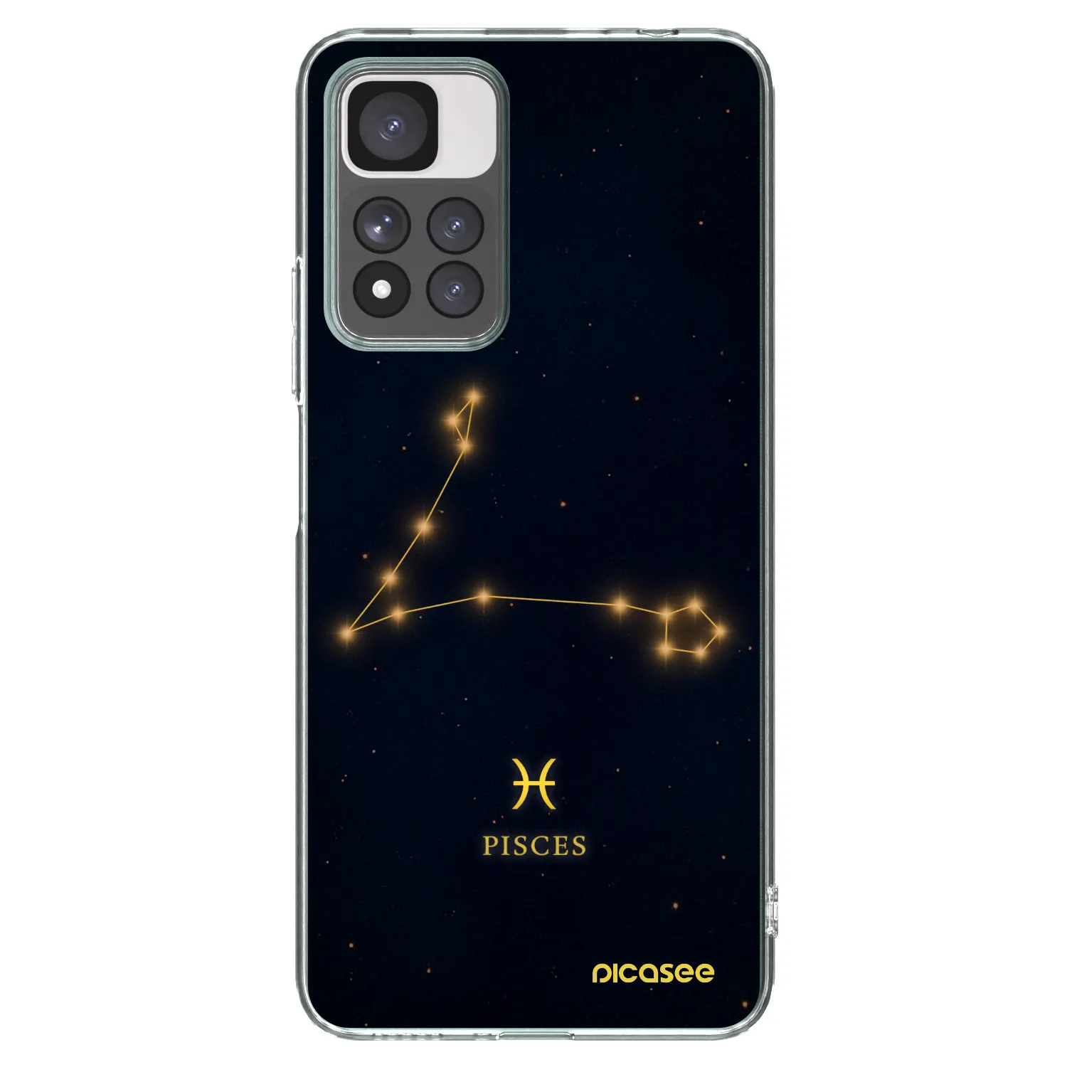 Picasee silikonski prozorni ovitek za Xiaomi Redmi Note 11 Pro+ 5G - PISCES