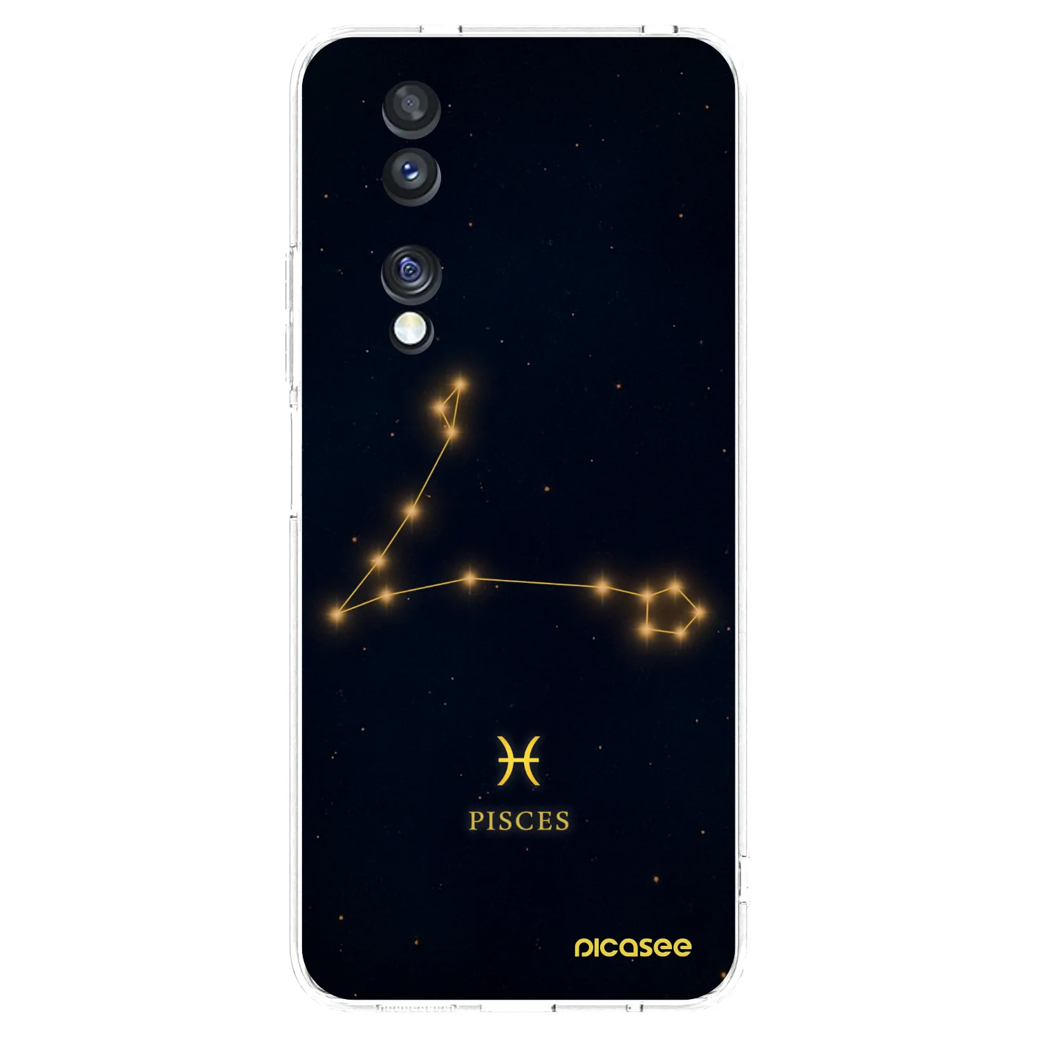Picasee silikonski prozorni ovitek za Honor 70 - PISCES