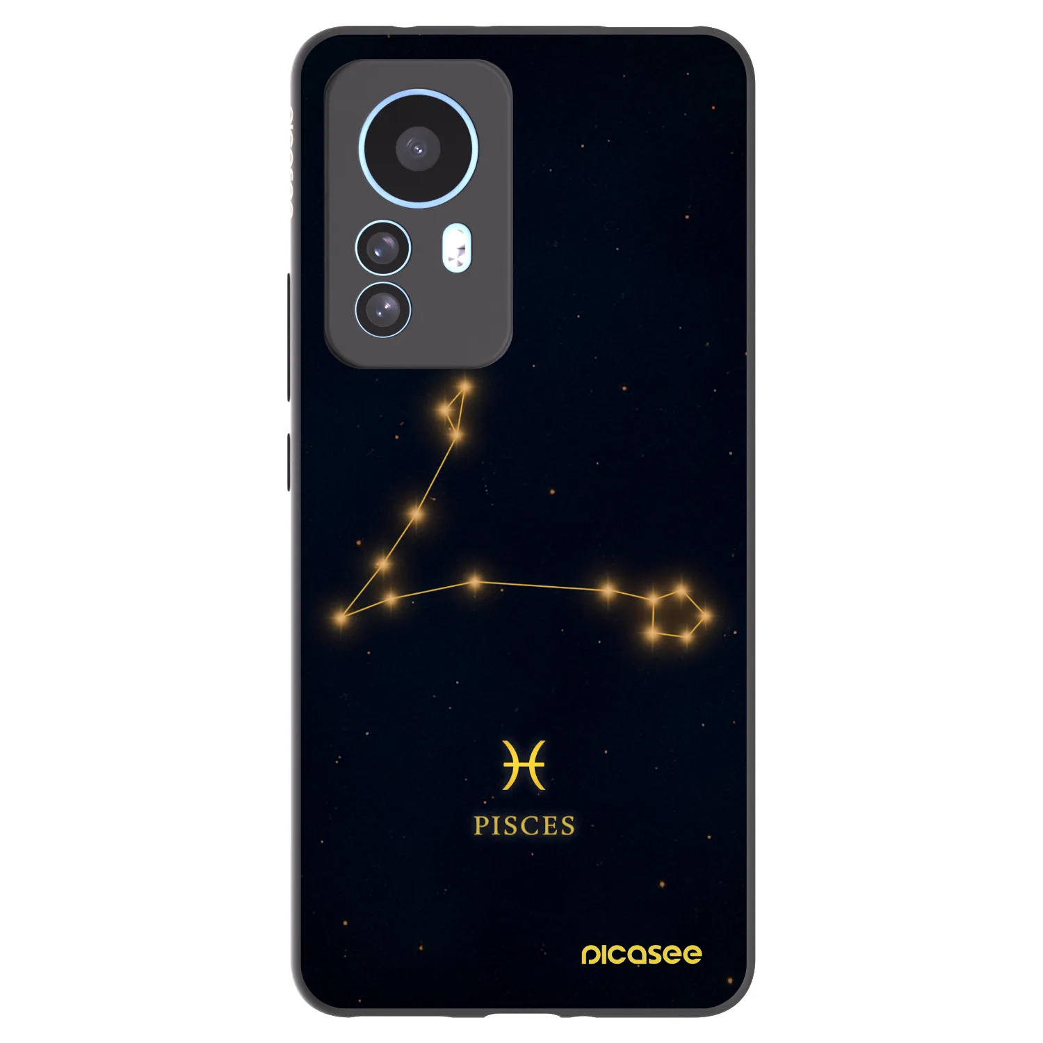 Picasee silikonski črni ovitek za Xiaomi 12T Pro - PISCES