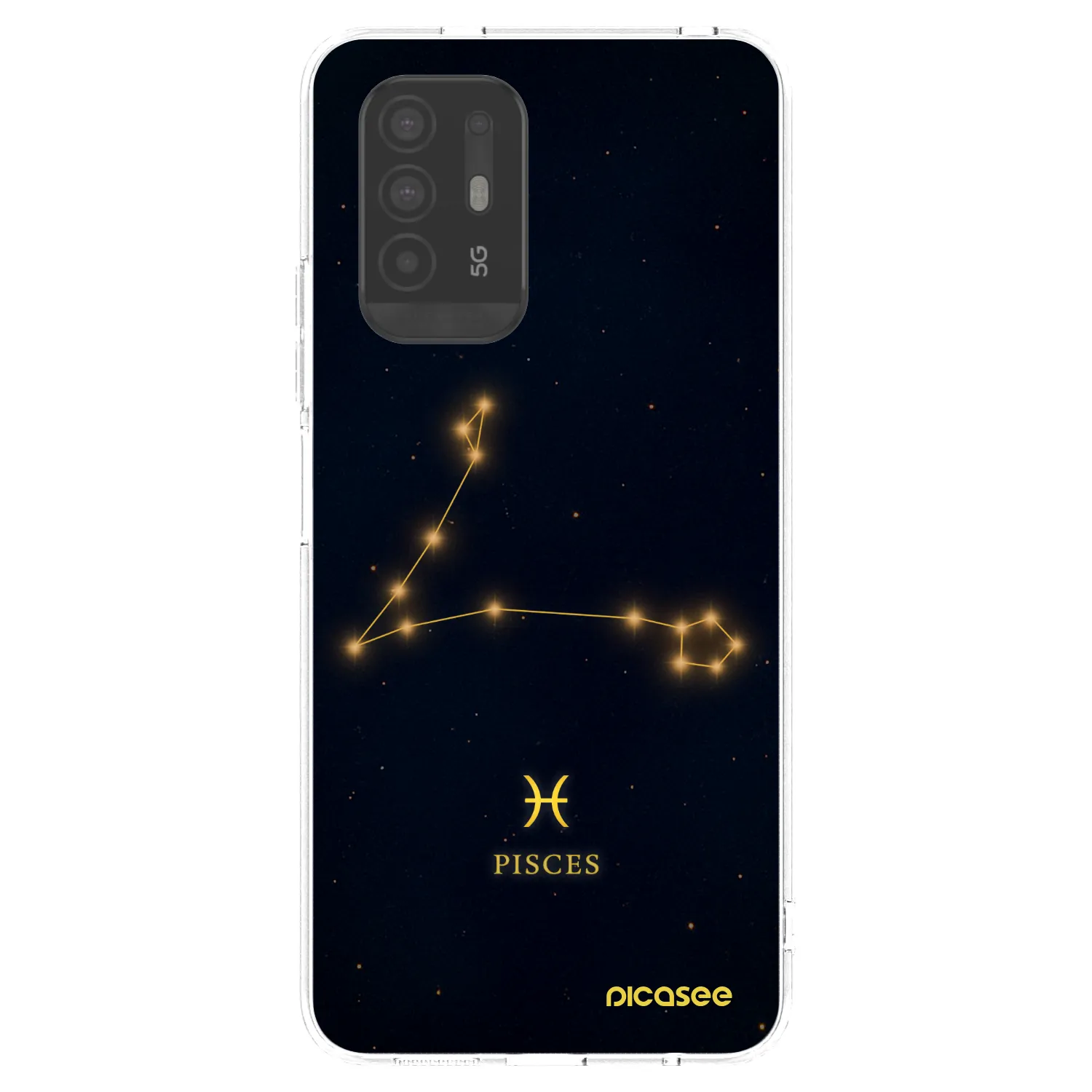 Picasee silikonski prozorni ovitek za OPPO A94 5G - PISCES