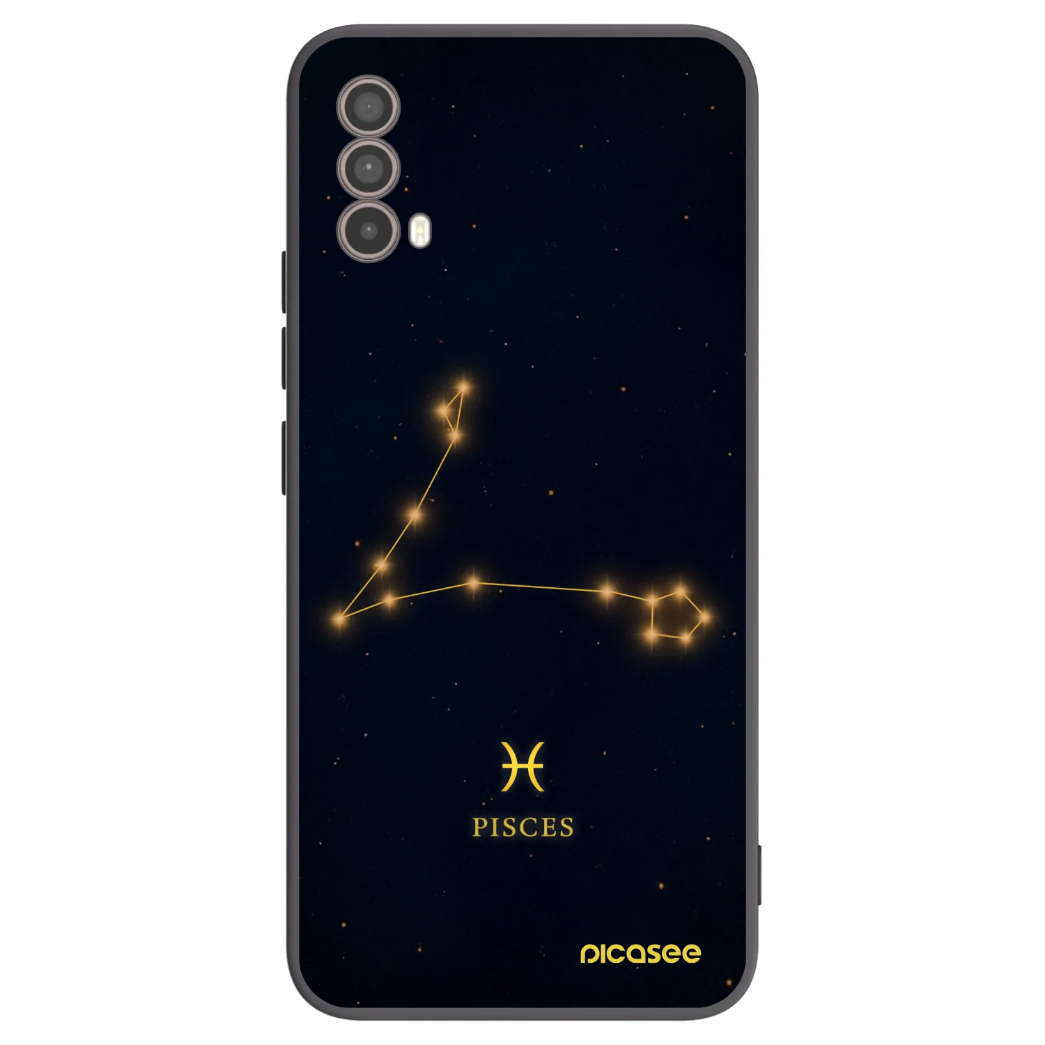 Picasee silikonski črni ovitek za Motorola Moto E40 - PISCES