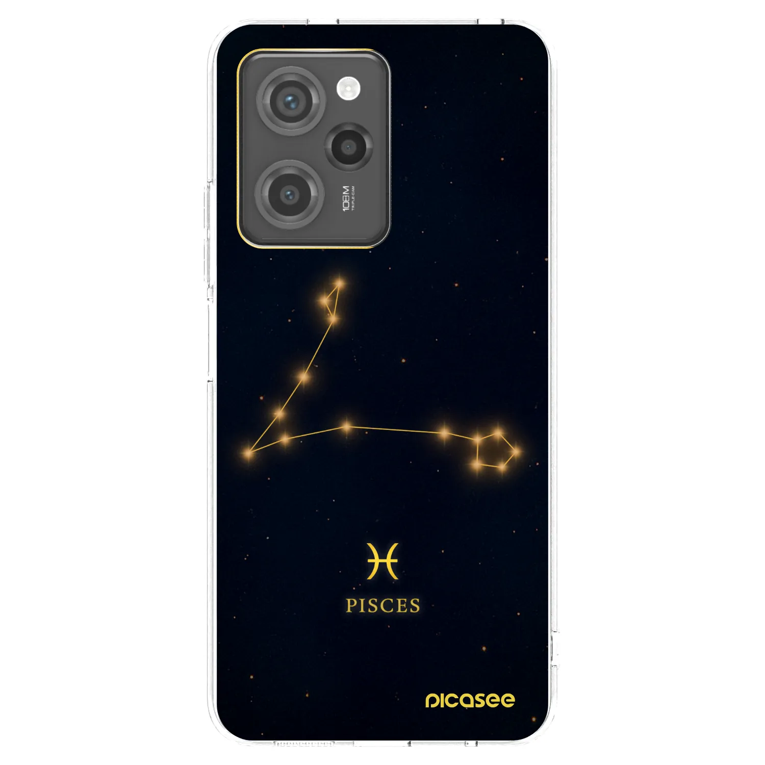 Picasee silikonski črni ovitek za Xiaomi Poco X5 Pro - PISCES