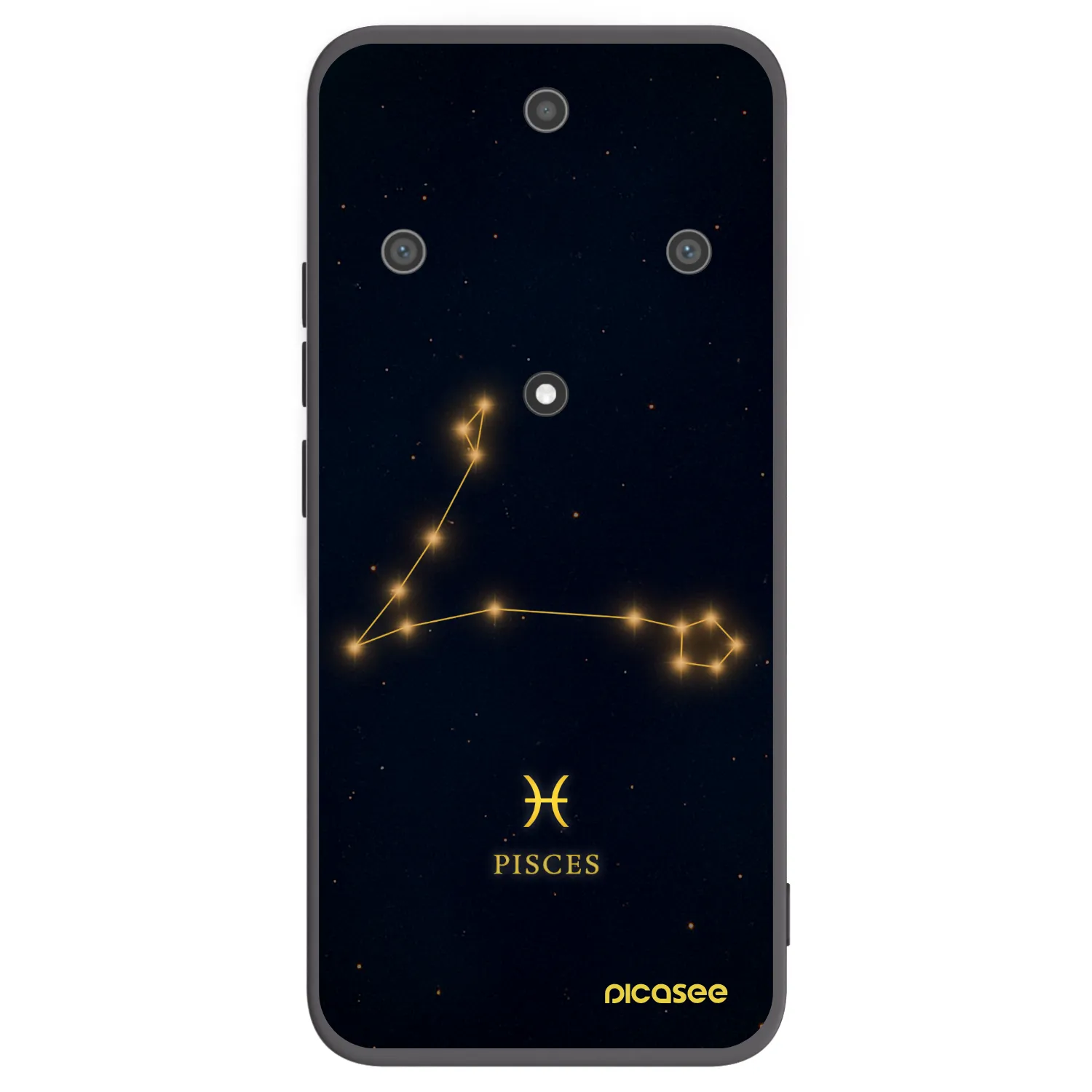 Picasee silikonski črni ovitek za Honor Magic5 Lite 5G - PISCES