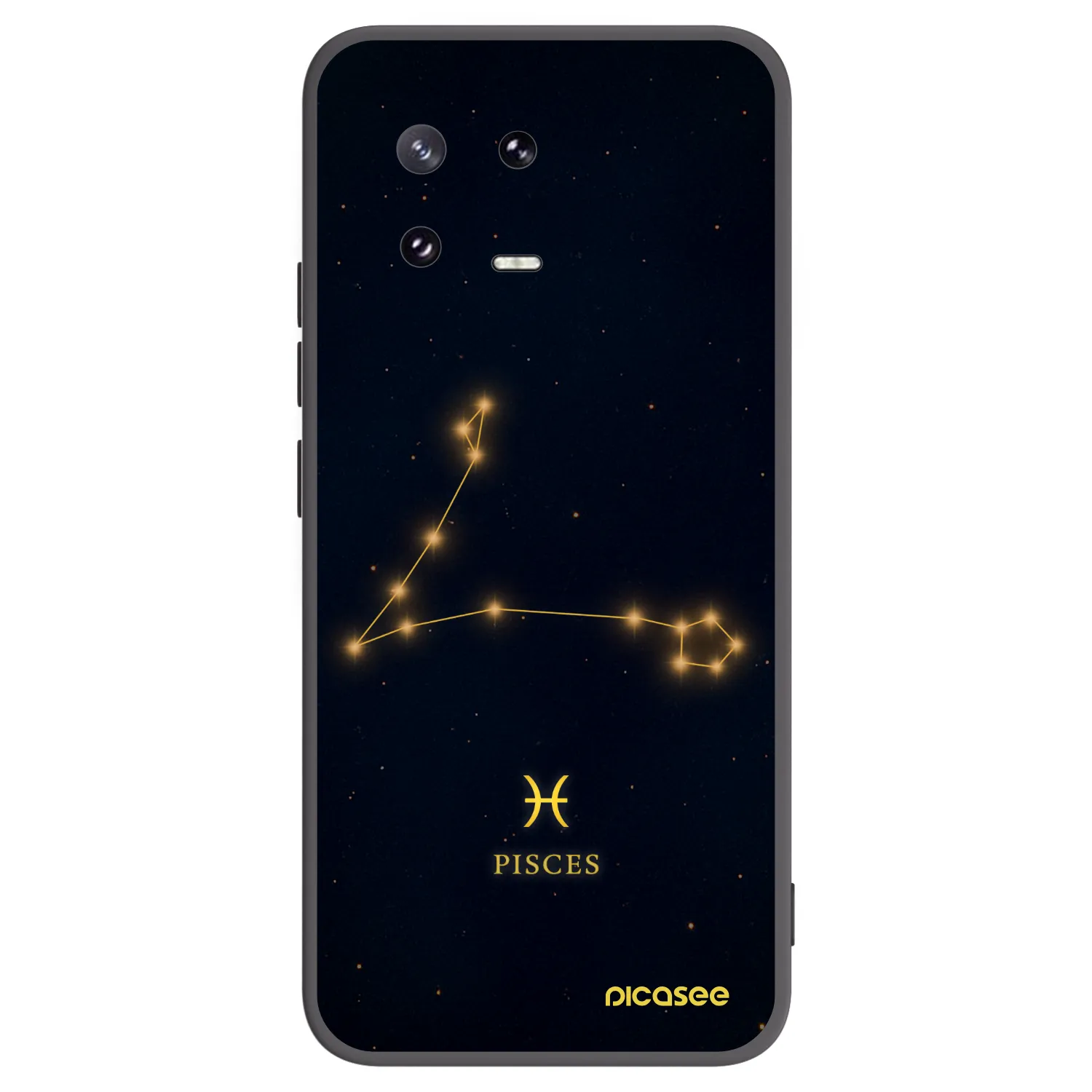 Picasee silikonski črni ovitek za Xiaomi 13 Pro - PISCES