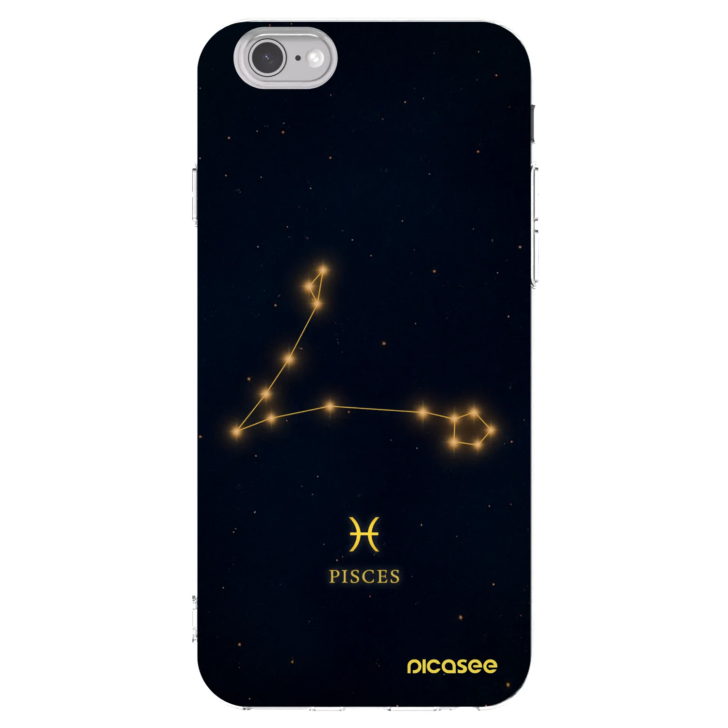 Picasee silikonski prozorni ovitek za Apple iPhone 6/6S - PISCES