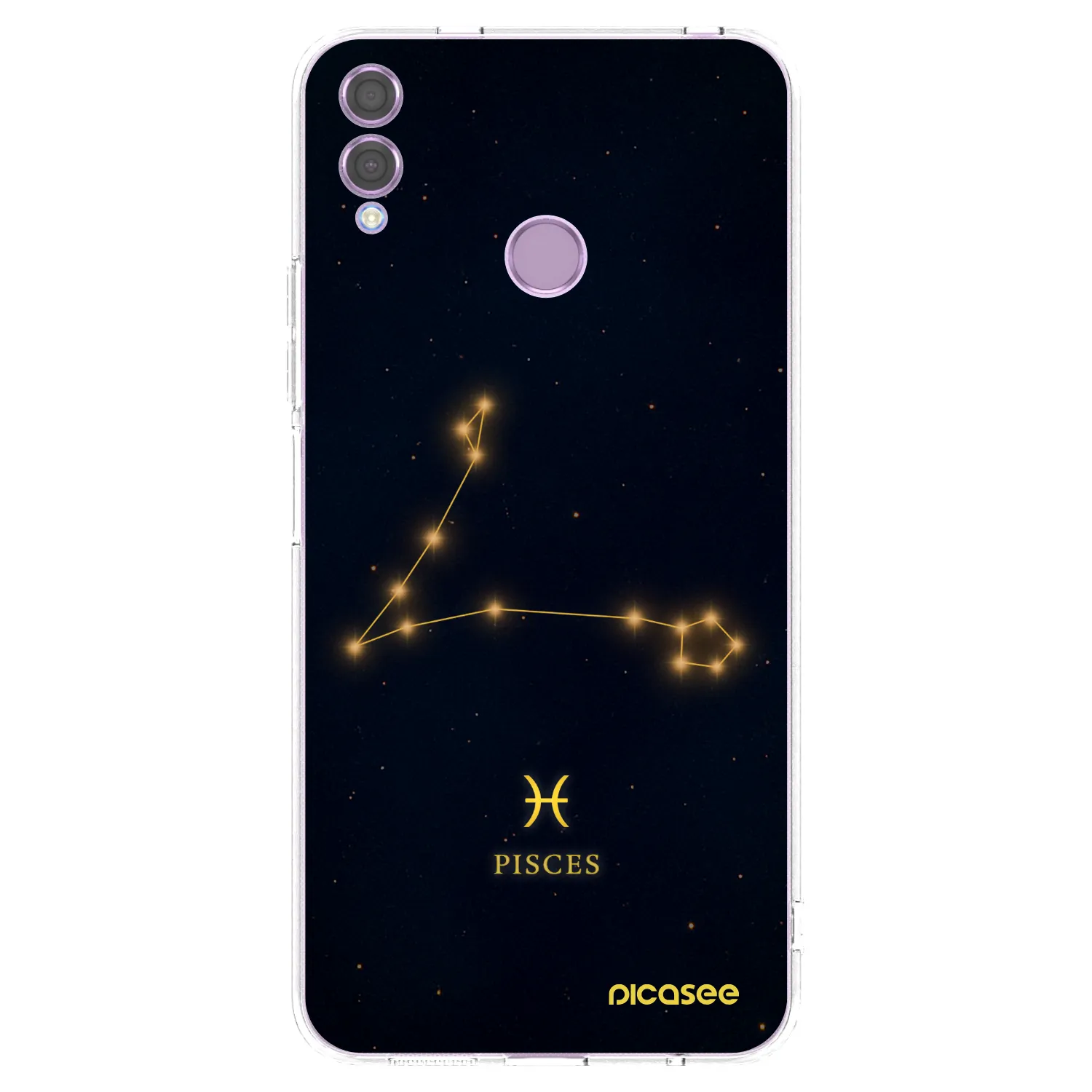 Picasee silikonski prozorni ovitek za Honor 8X - PISCES