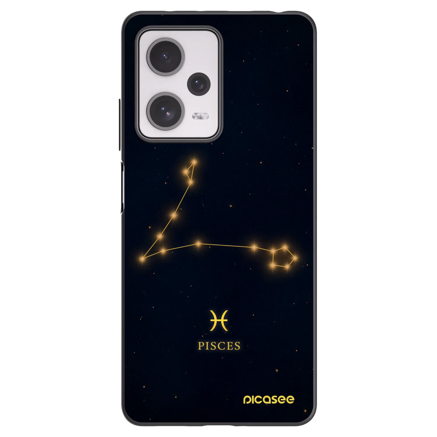 Picasee silikonski črni ovitek za Xiaomi Redmi Note 12 Pro+ 5G - PISCES