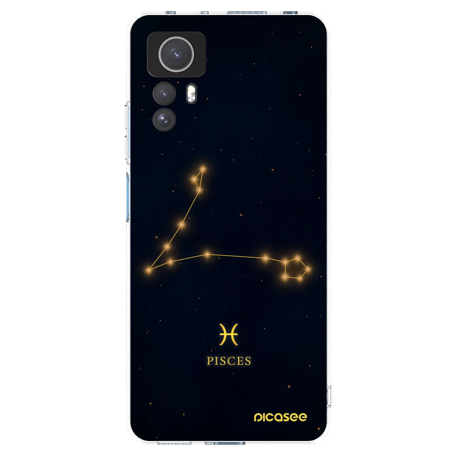 Picasee silikonski prozorni ovitek za Xiaomi Redmi Note 12S - PISCES