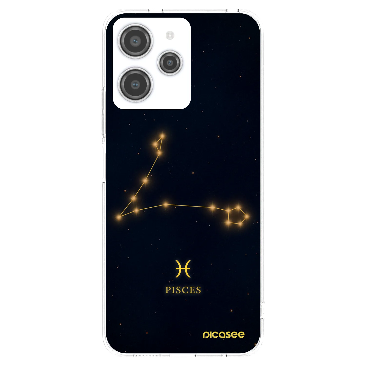 Picasee silikonski prozorni ovitek za Xiaomi Redmi 12 4G - PISCES