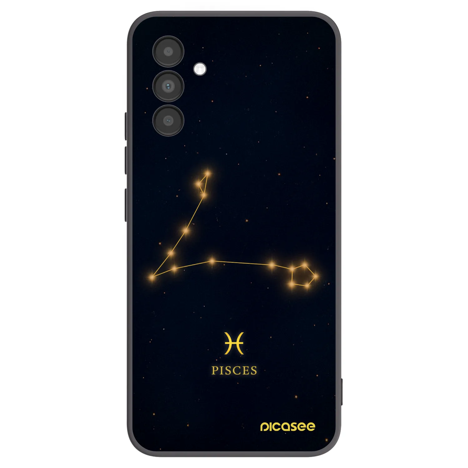 Picasee silikonski črni ovitek za Samsung Galaxy A04s A047F - PISCES