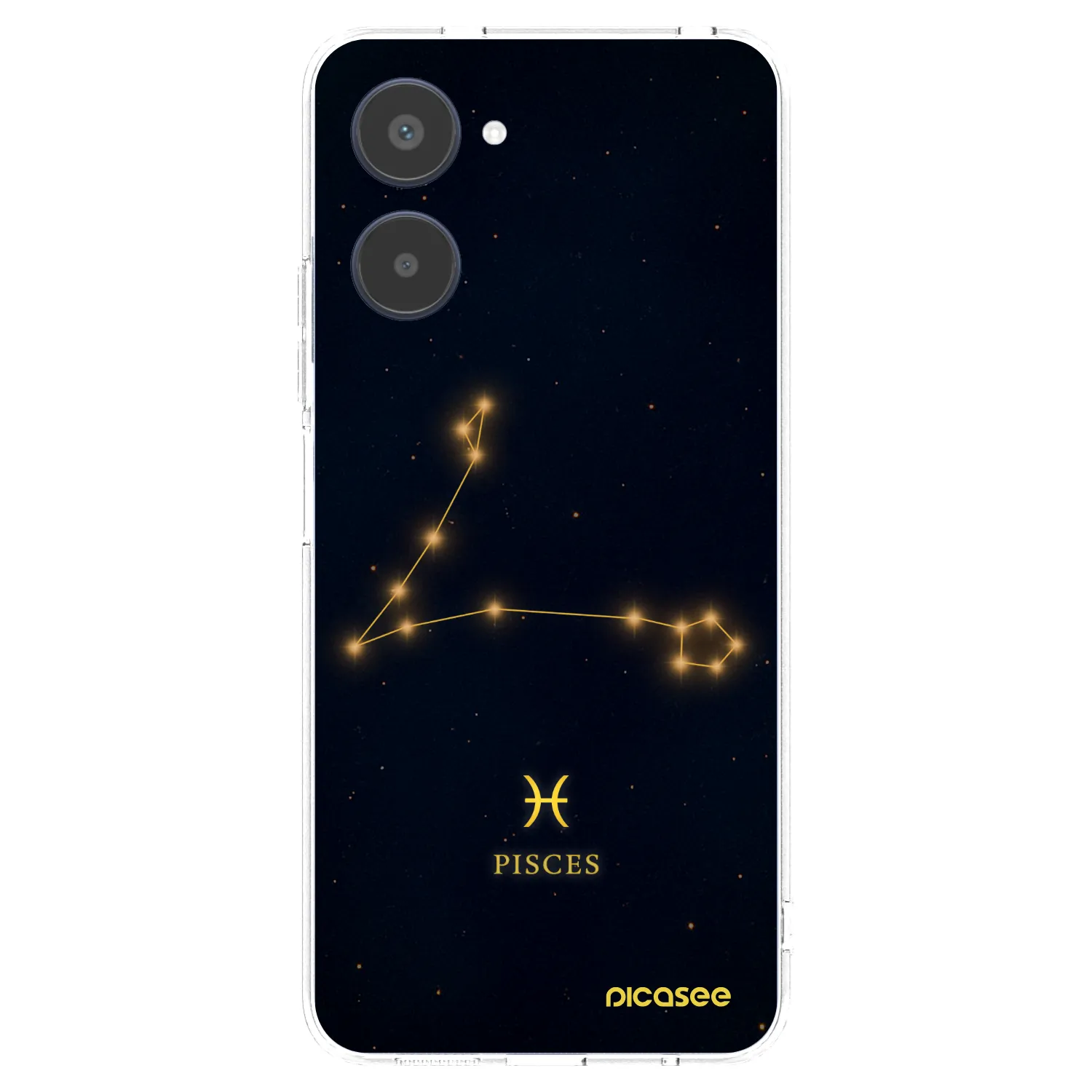 Picasee silikonski prozorni ovitek za Realme 10 4G - PISCES