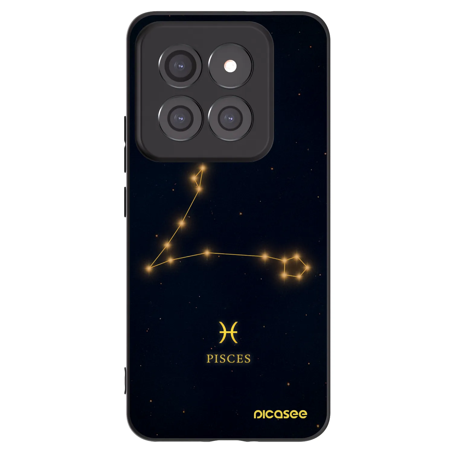 Picasee silikonski črni ovitek za Xiaomi 14 Pro - PISCES