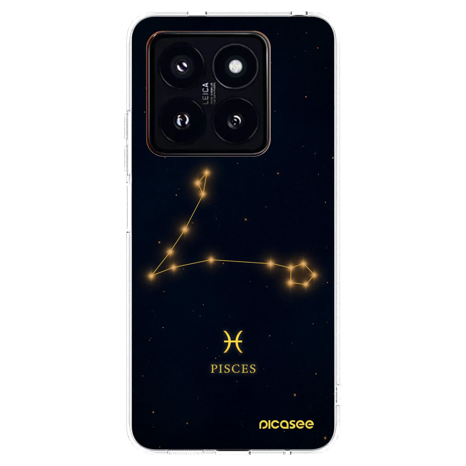 Picasee silikonski prozorni ovitek za Xiaomi 14 Pro - PISCES
