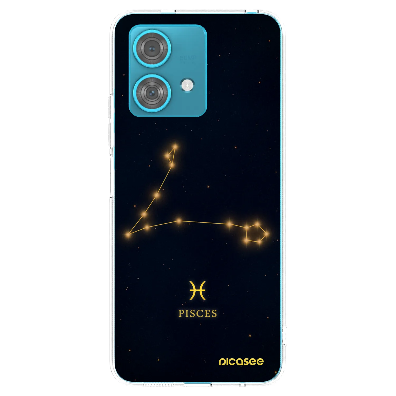 Picasee silikonski prozorni ovitek za Motorola Edge 40 Neo - PISCES