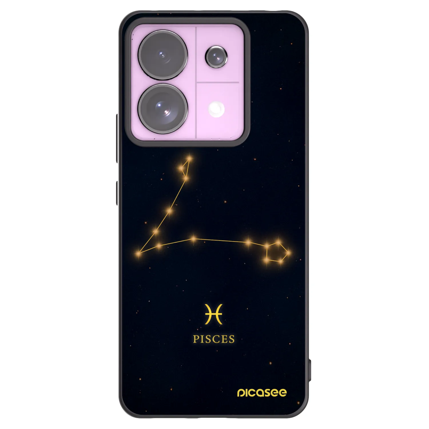 Picasee silikonski črni ovitek za Xiaomi Redmi Note 13 Pro 5G - PISCES