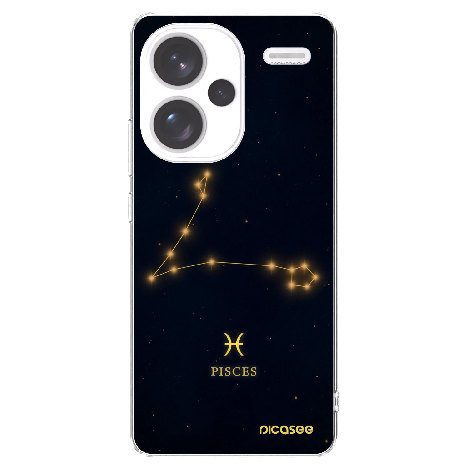 Picasee silikonski prozorni ovitek za Xiaomi Redmi Note 13 Pro+ 5G - PISCES