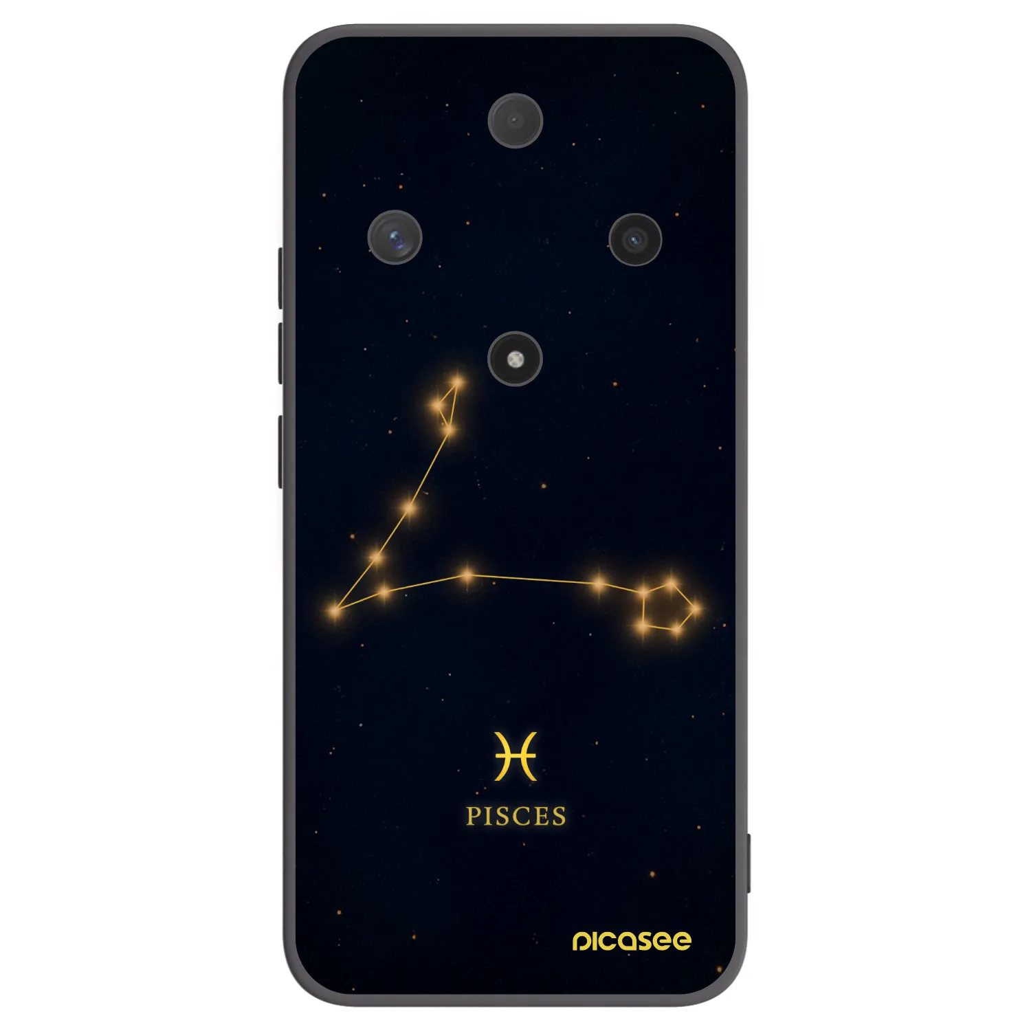 Picasee silikonski črni ovitek za Honor Magic6 Lite 5G - PISCES
