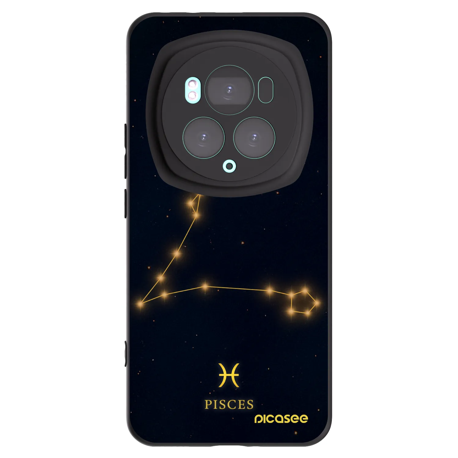 Picasee silikonski črni ovitek za Honor Magic6 Pro - PISCES