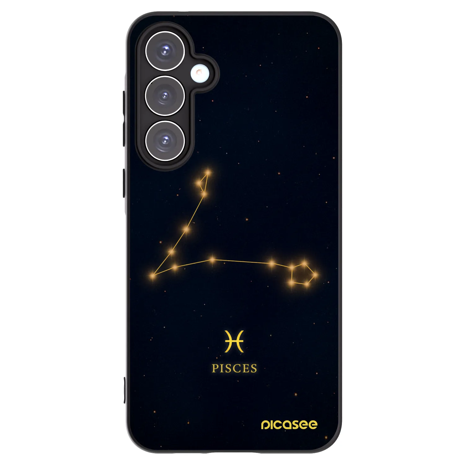 Picasee silikonski črni ovitek za Samsung Galaxy A55 5G A556B - PISCES