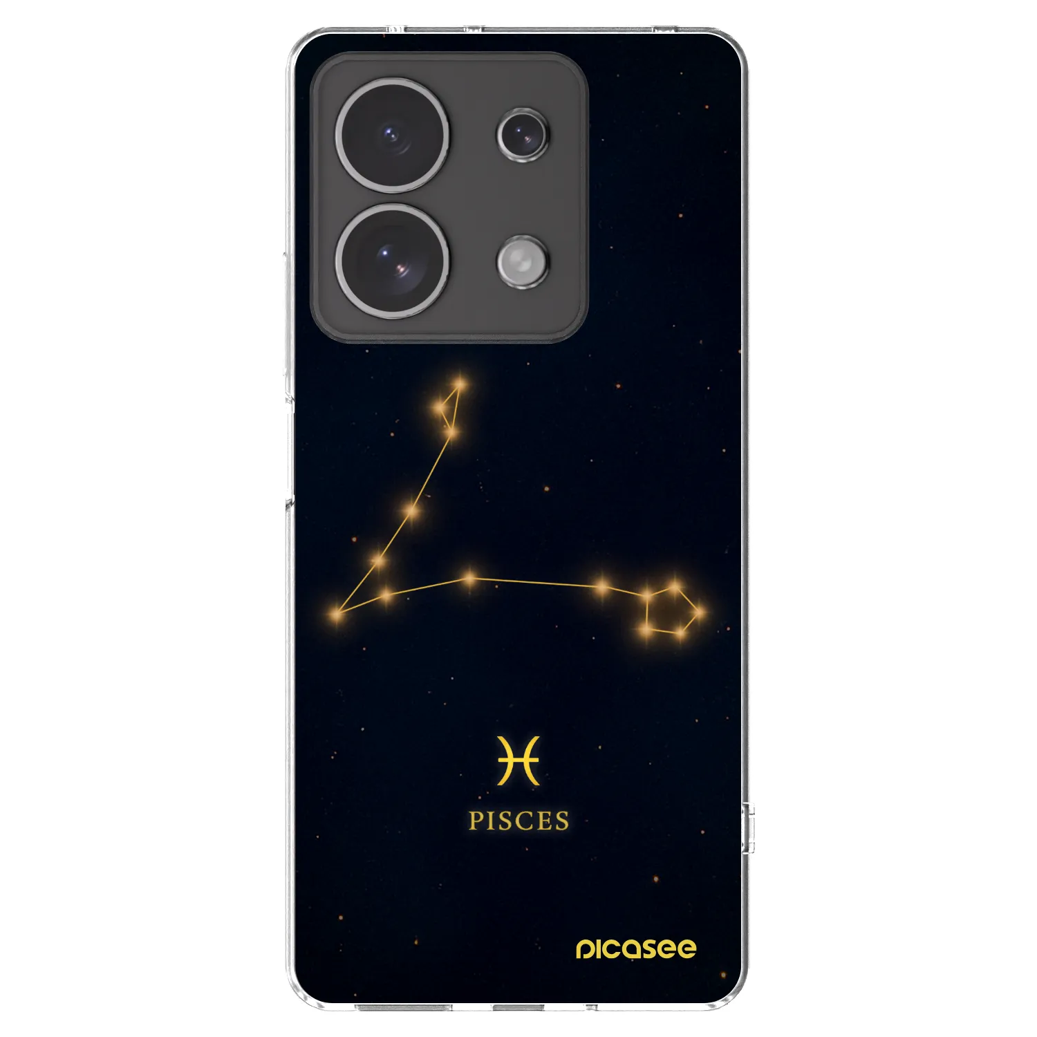 Picasee silikonski prozorni ovitek za Xiaomi Redmi Note 13 4G - PISCES