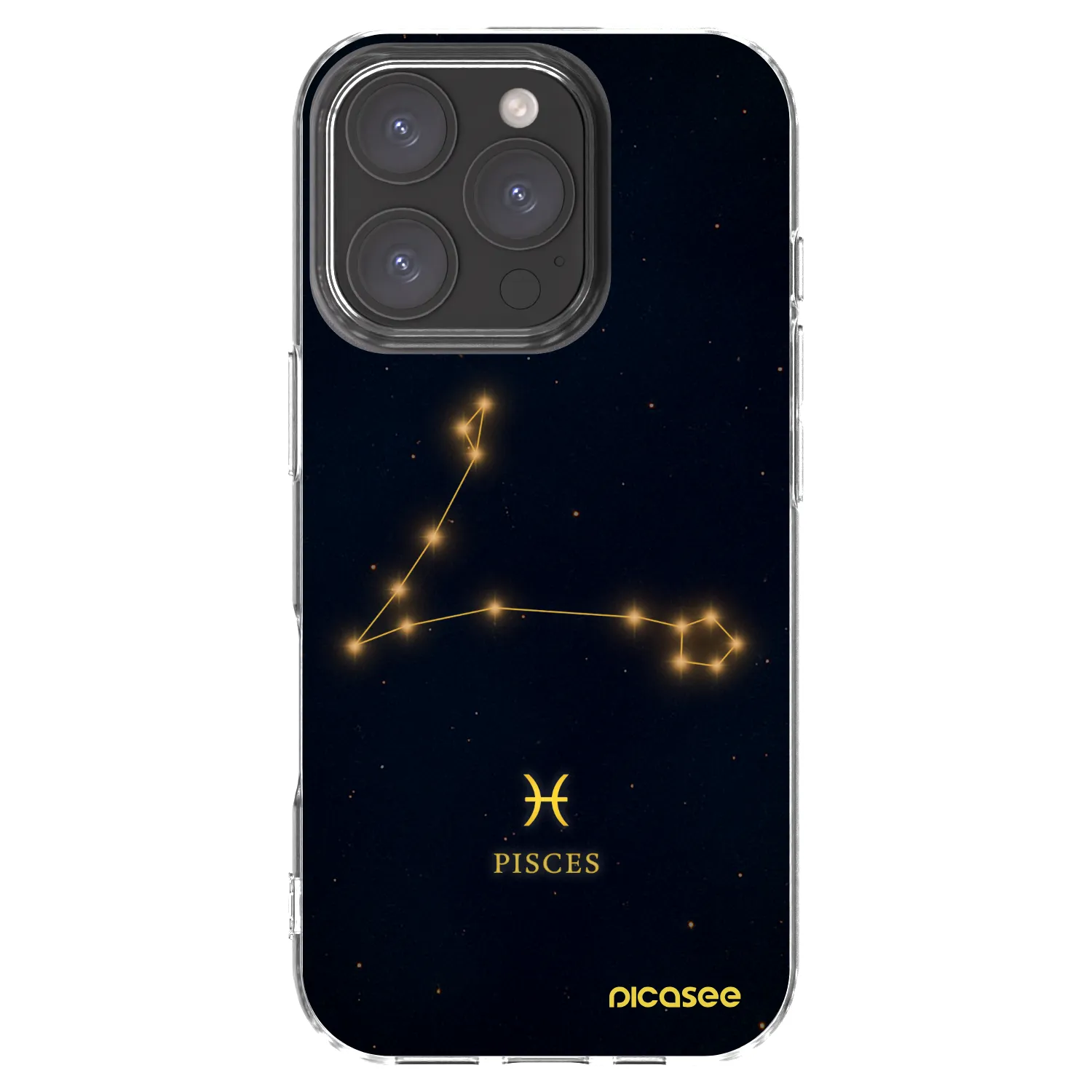 Picasee silikonski prozorni ovitek za Apple iPhone 16 Pro - PISCES