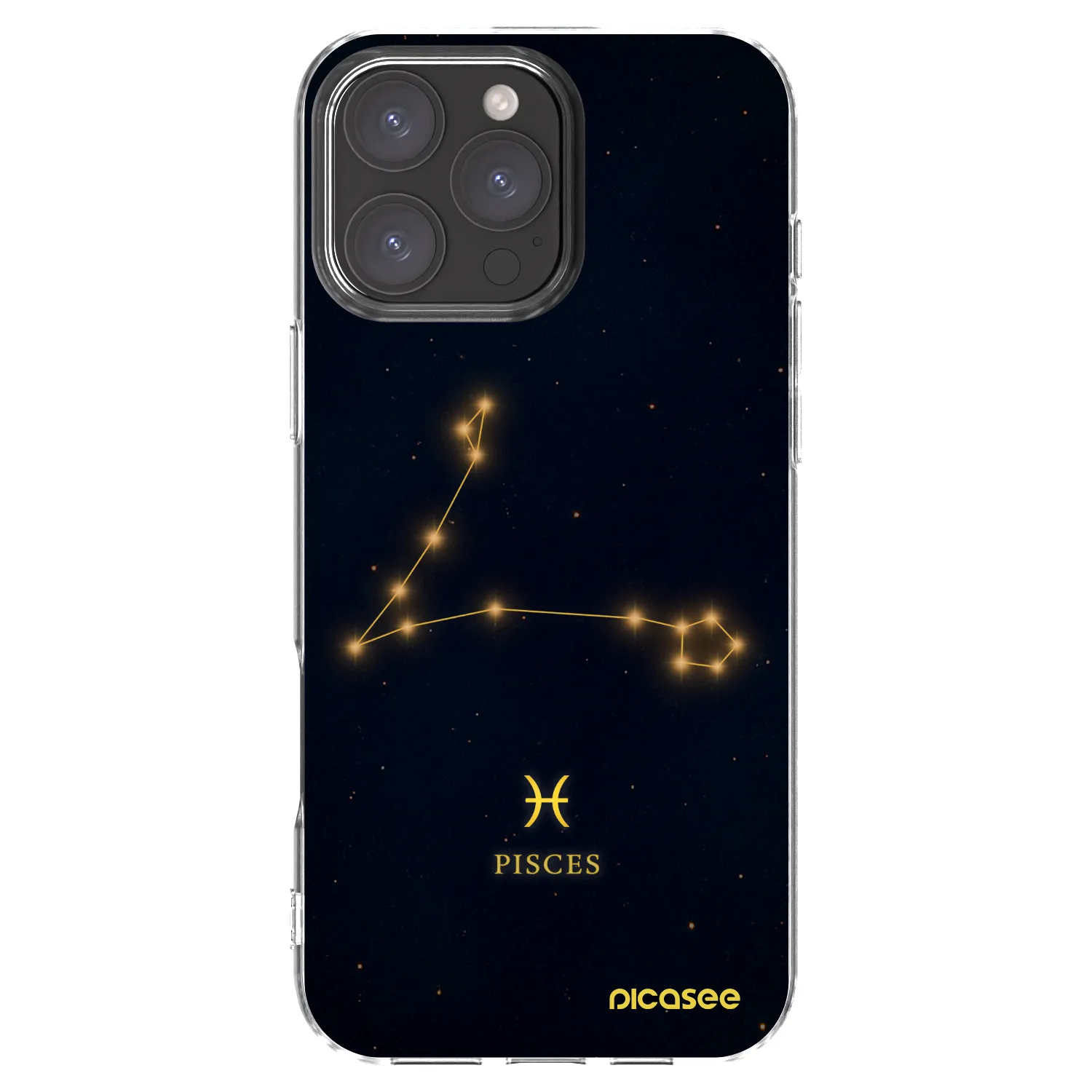 Picasee silikonski prozorni ovitek za Apple iPhone 16 Pro Max - PISCES