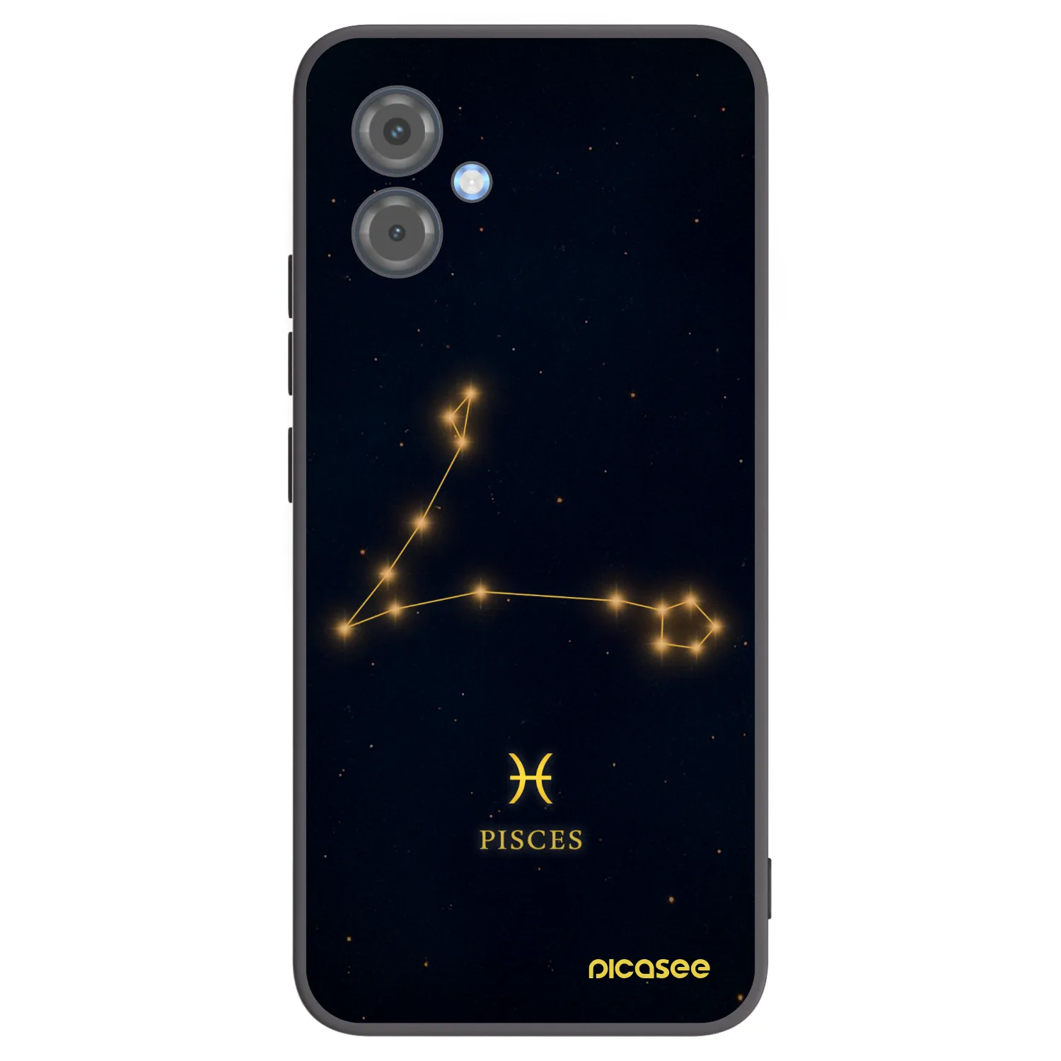 Picasee silikonski črni ovitek za Motorola Moto G14 - PISCES