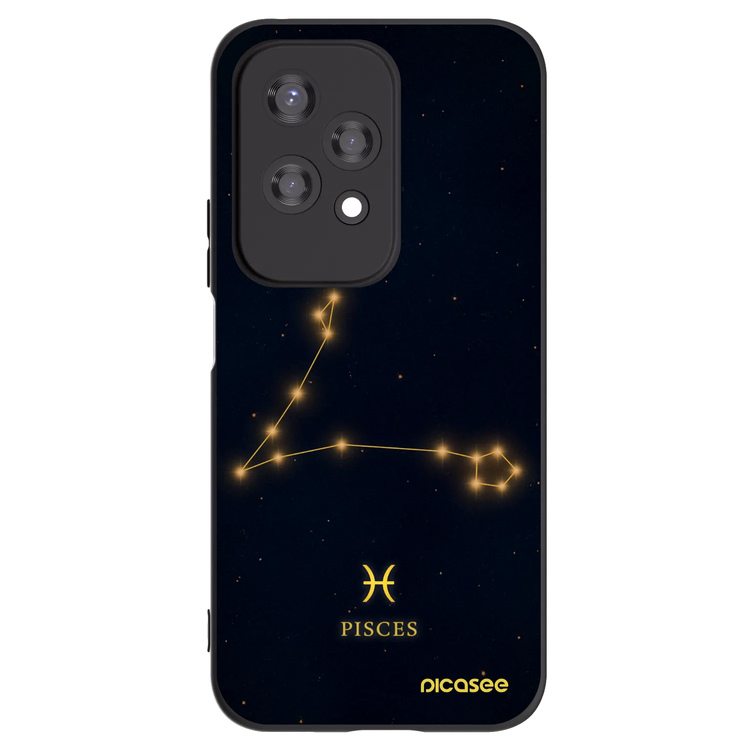 Picasee silikonski črni ovitek za Honor 200 Lite - PISCES