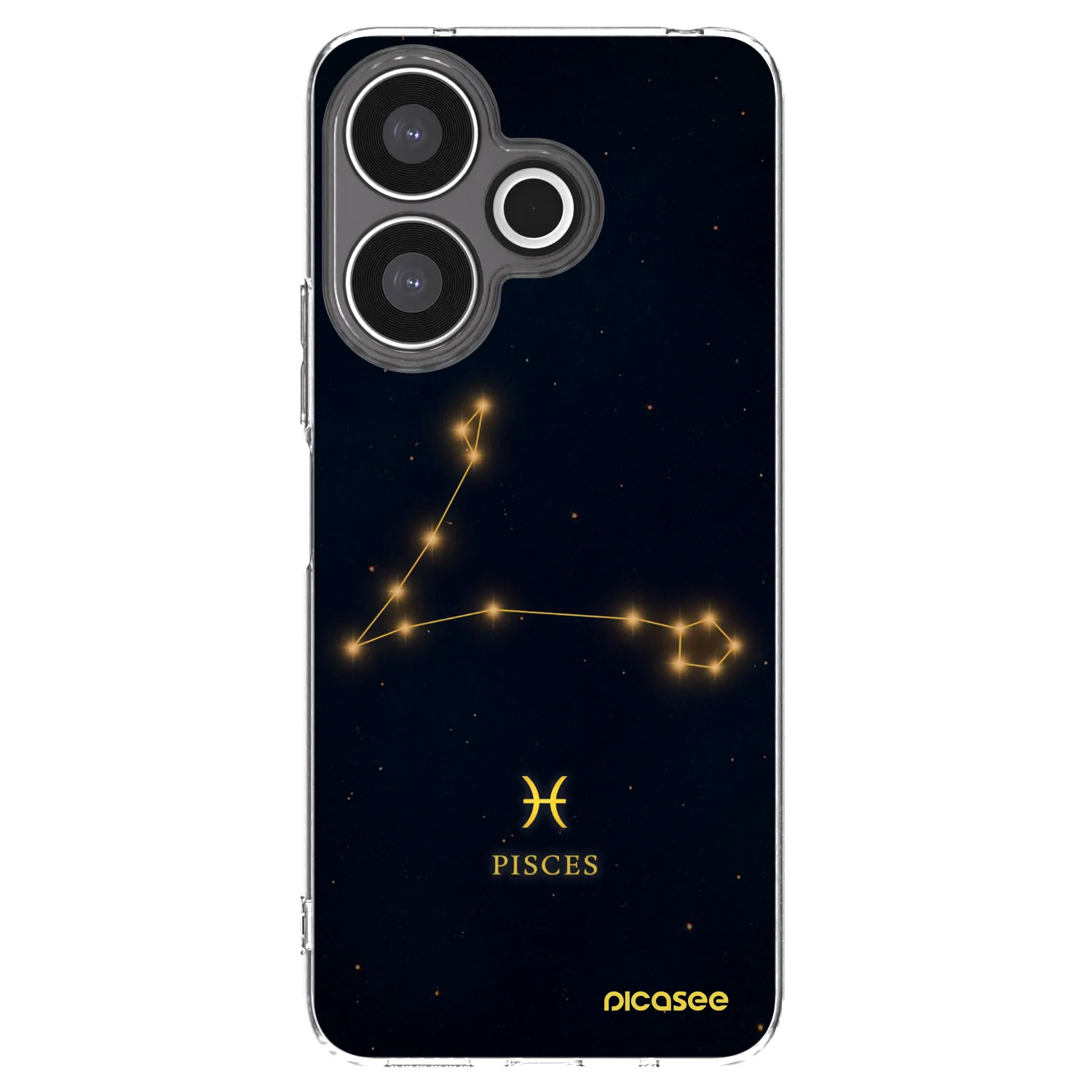 Picasee silikonski prozorni ovitek za Xiaomi Redmi 13 4G - PISCES