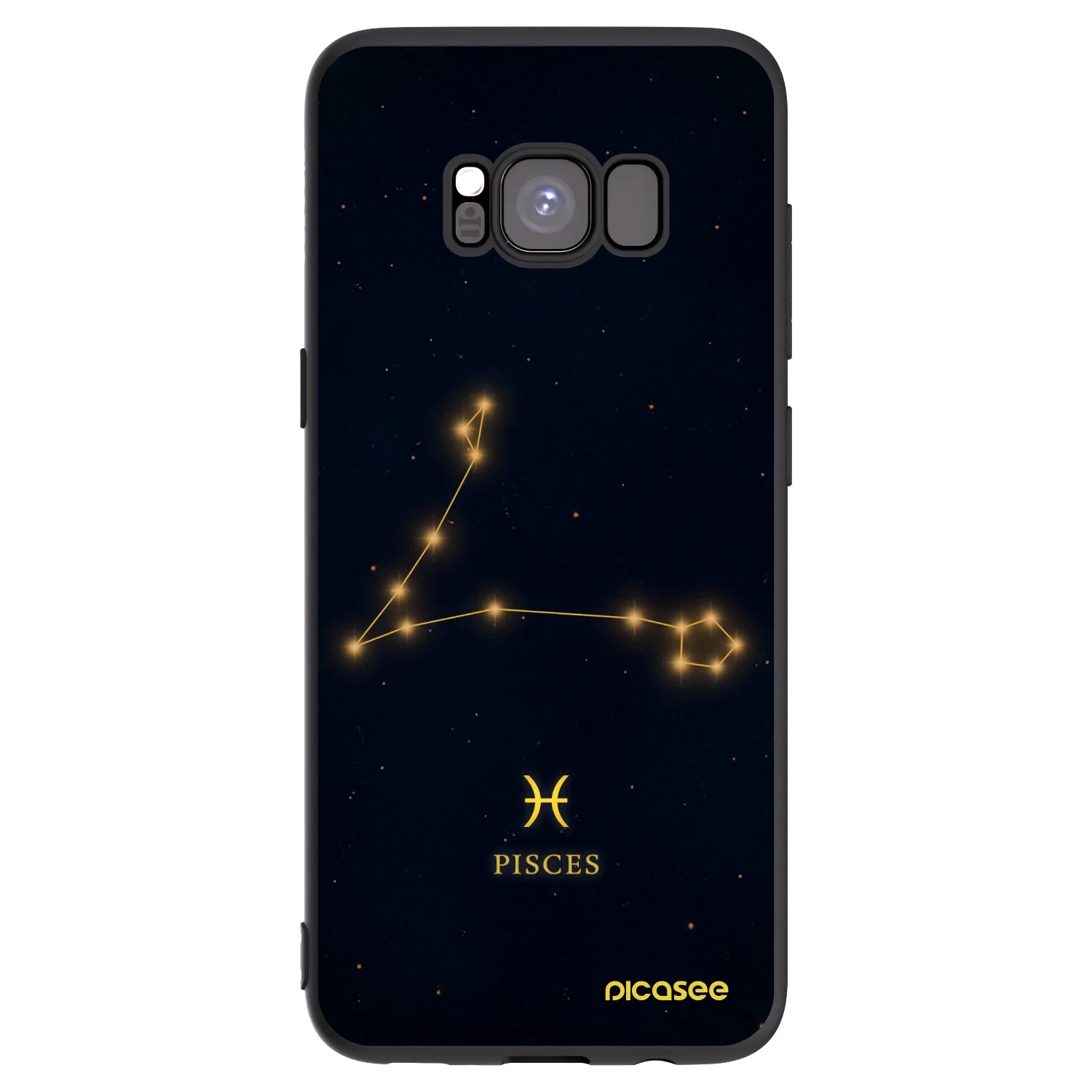 Picasee silikonski črni ovitek za Samsung Galaxy A73 5G - PISCES