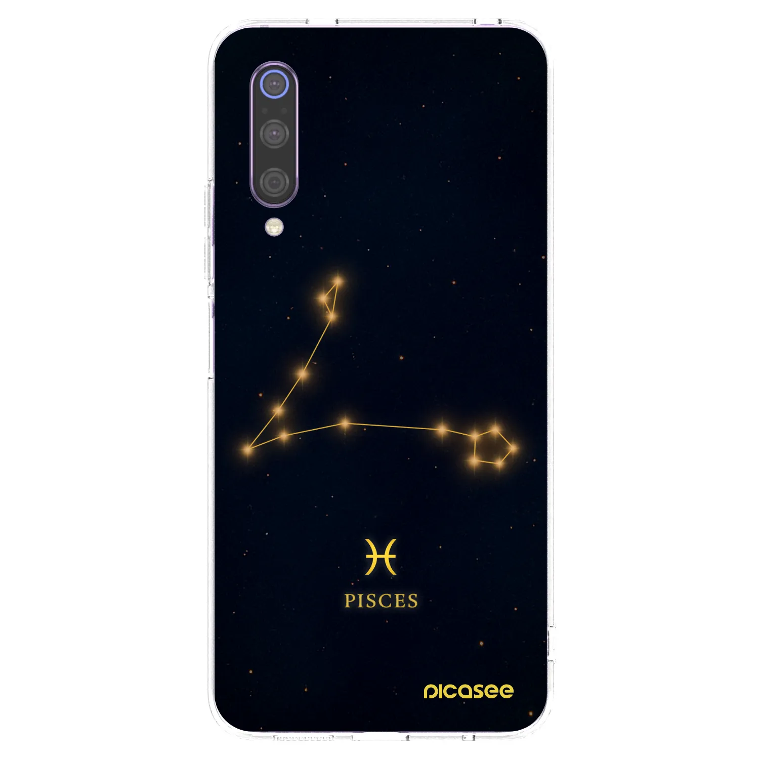 Picasee silikonski prozorni ovitek za Xiaomi Mi 9 - PISCES
