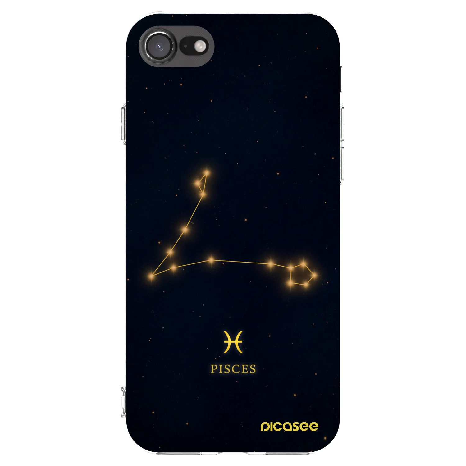 Picasee silikonski prozorni ovitek za Apple iPhone 7 - PISCES