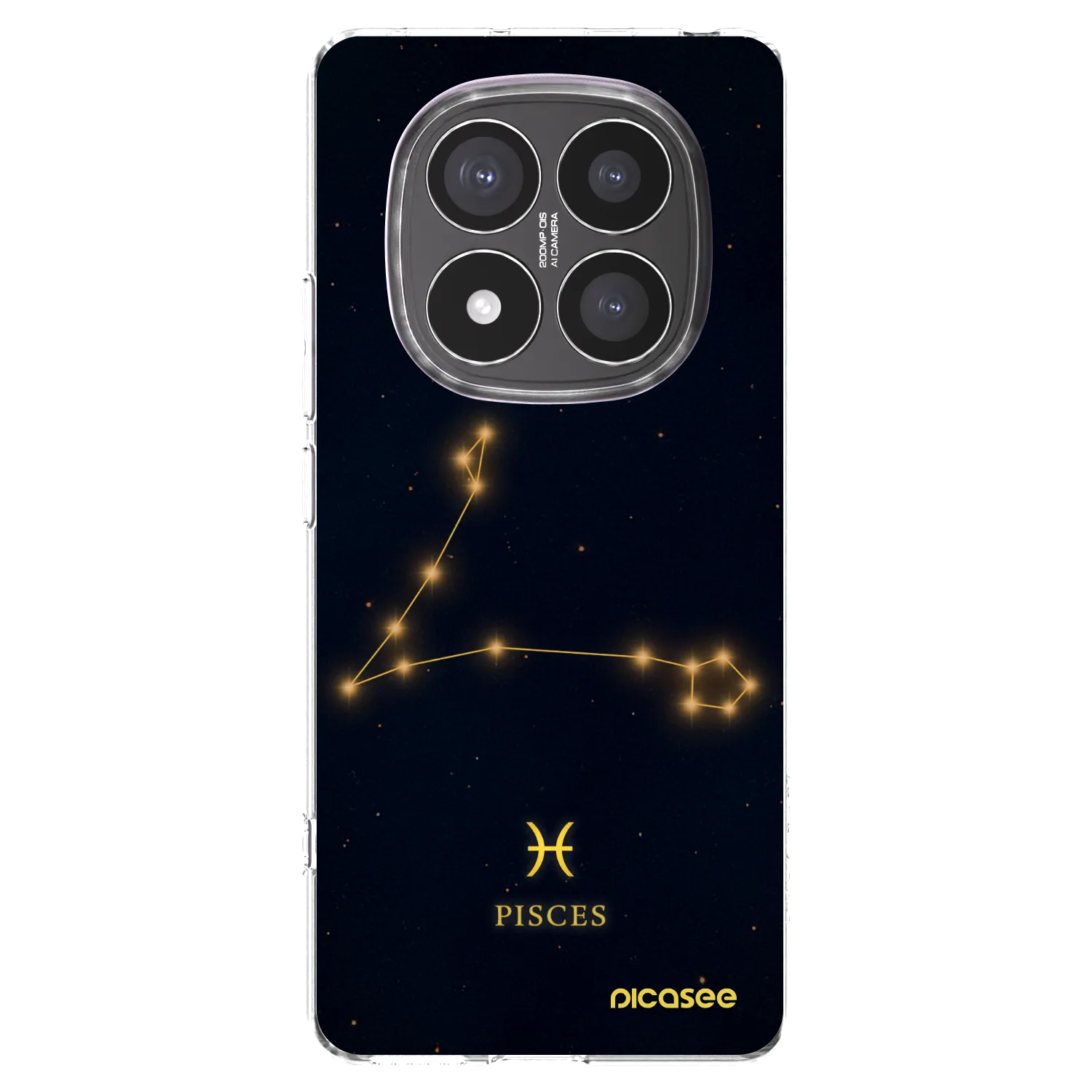 Picasee silikonski prozorni ovitek za Xiaomi Redmi Note 14 Pro+ 5G - PISCES