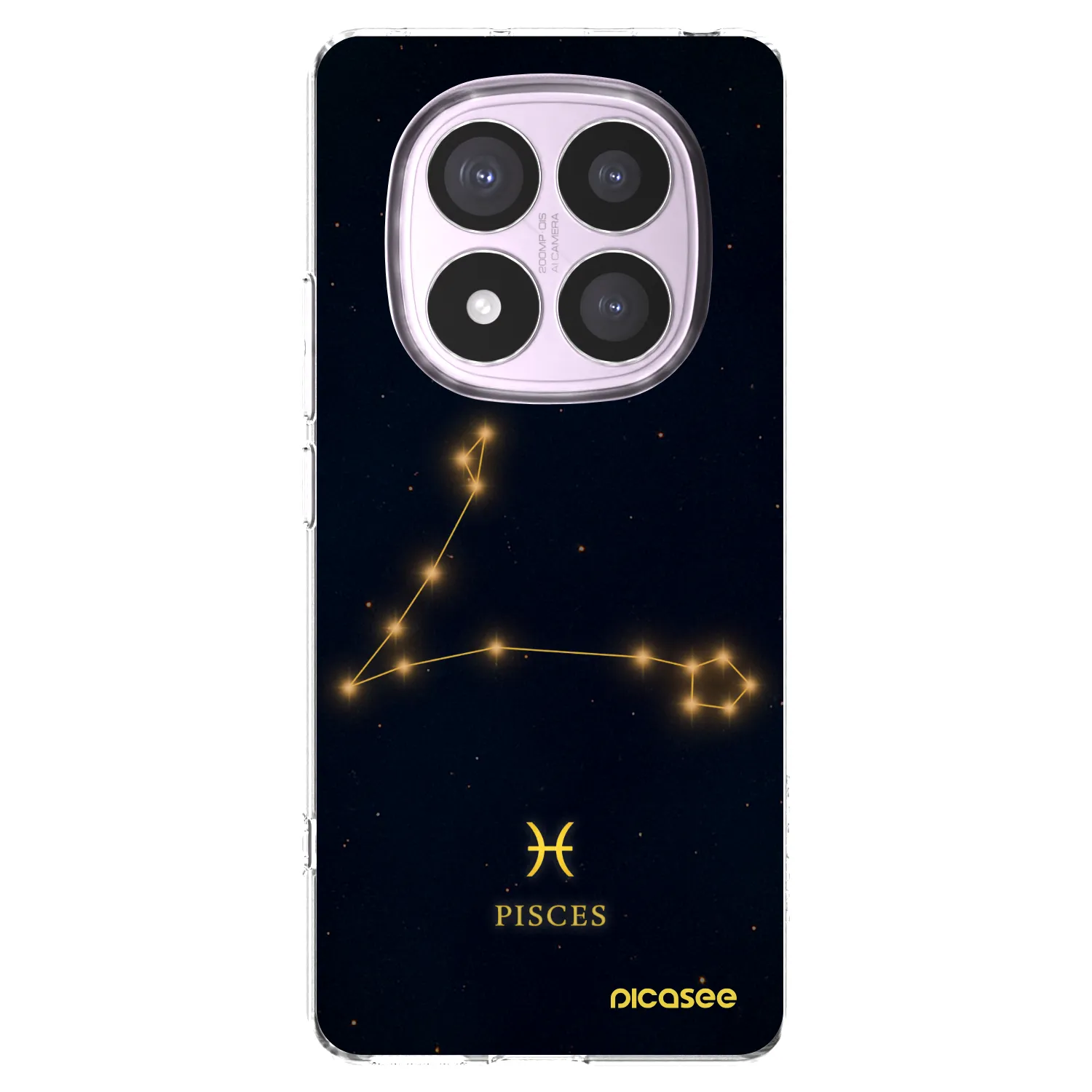 Picasee silikonski prozorni ovitek za Xiaomi Redmi Note 14 Pro 5G - PISCES