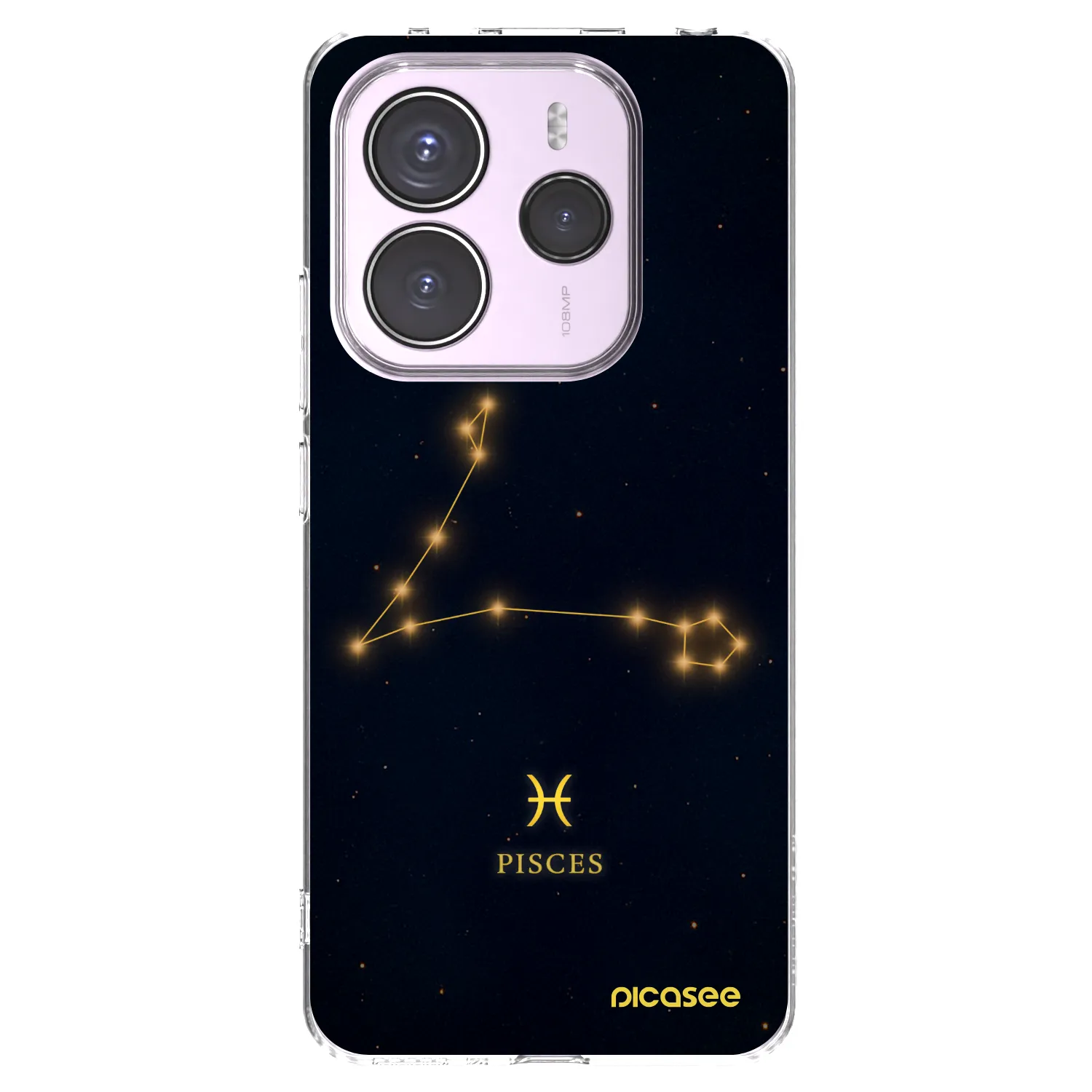 Picasee silikonski prozorni ovitek za Xiaomi Redmi Note 14 5G - PISCES