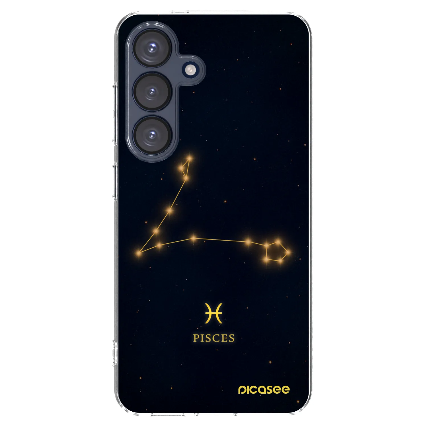 Picasee silikonski prozorni ovitek za Samsung Galaxy S25 5G - PISCES